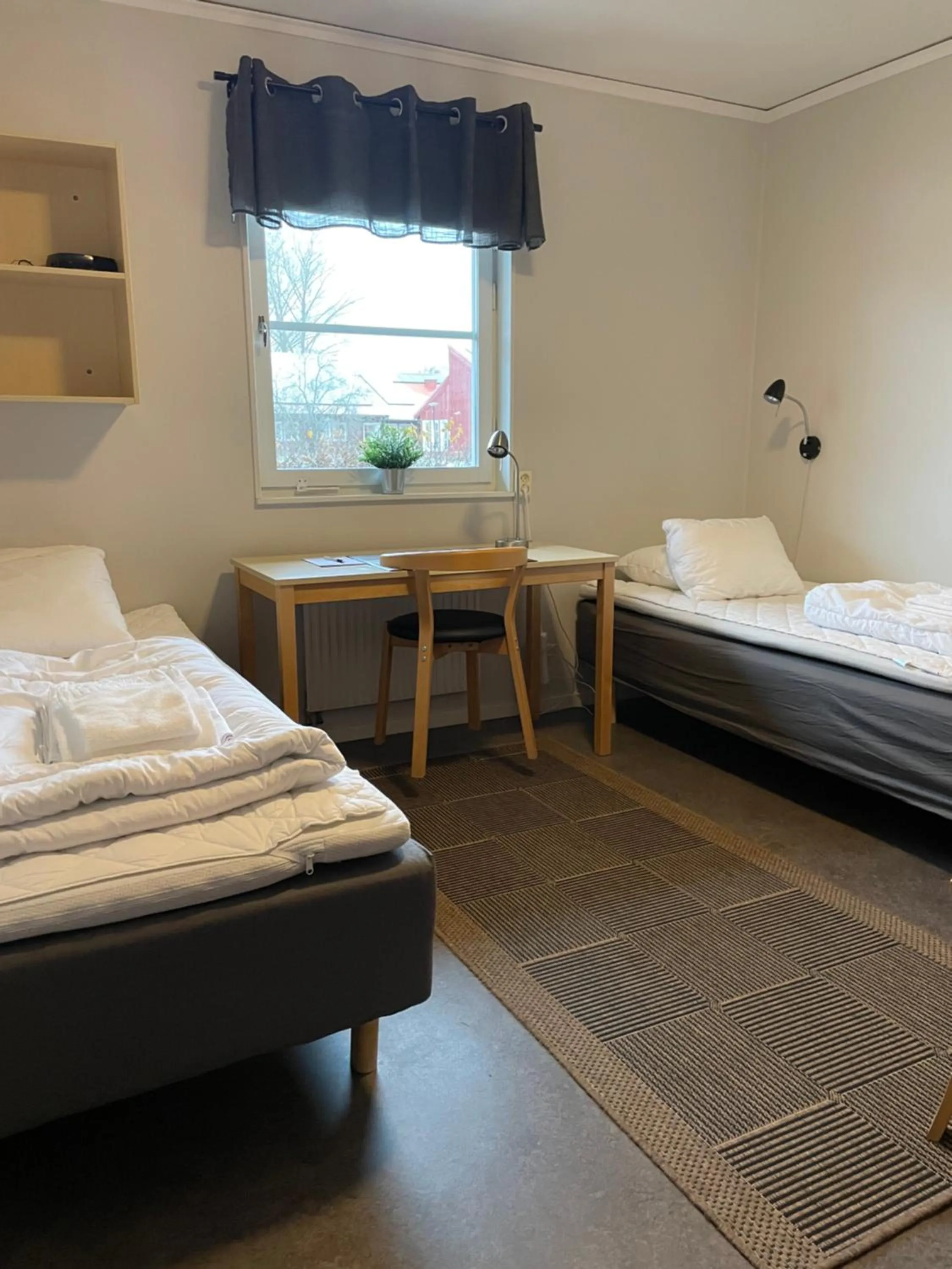 Property building, Bed in Valla Folkhögskola