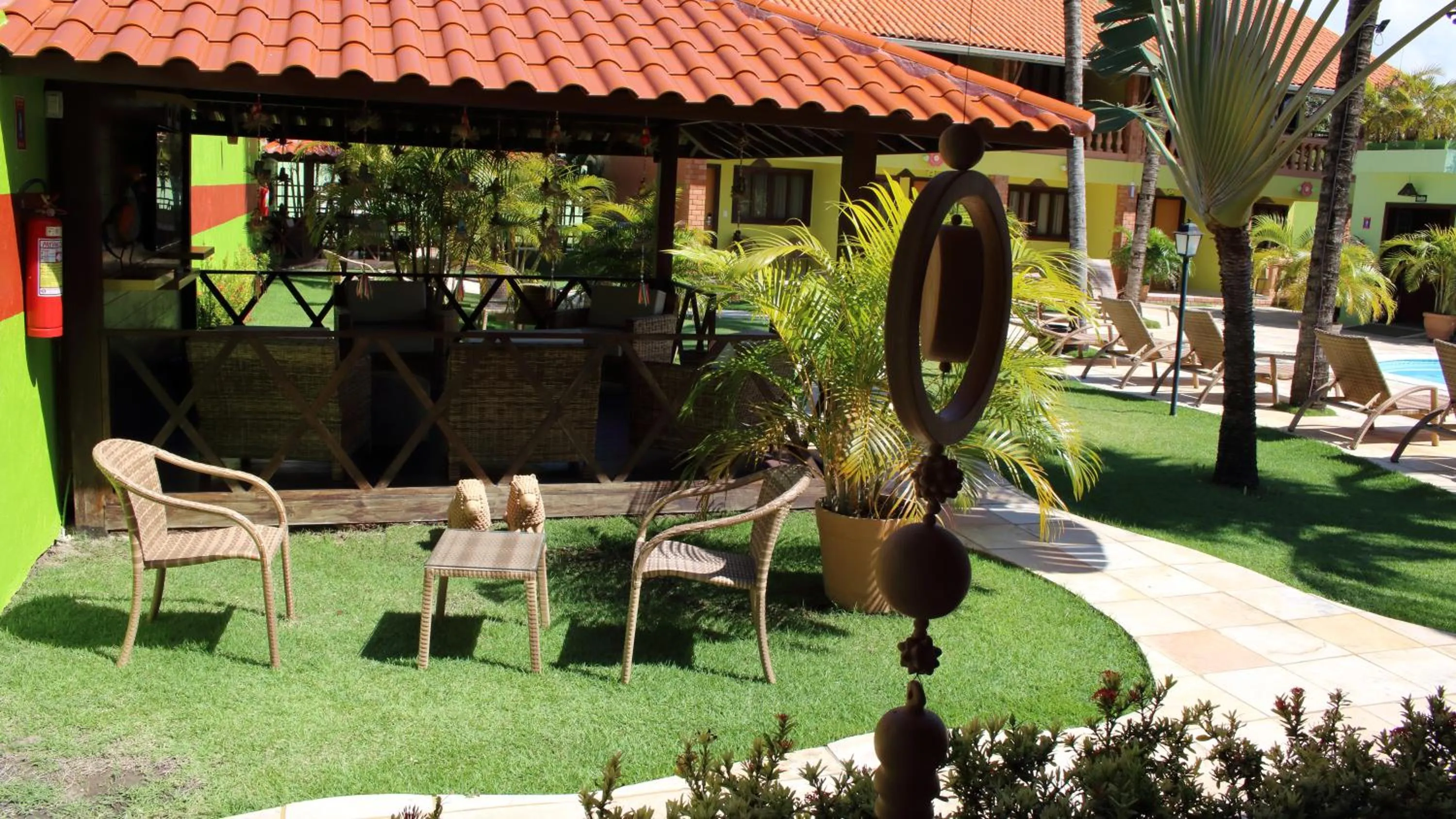 Garden in Pousada Porto Mar
