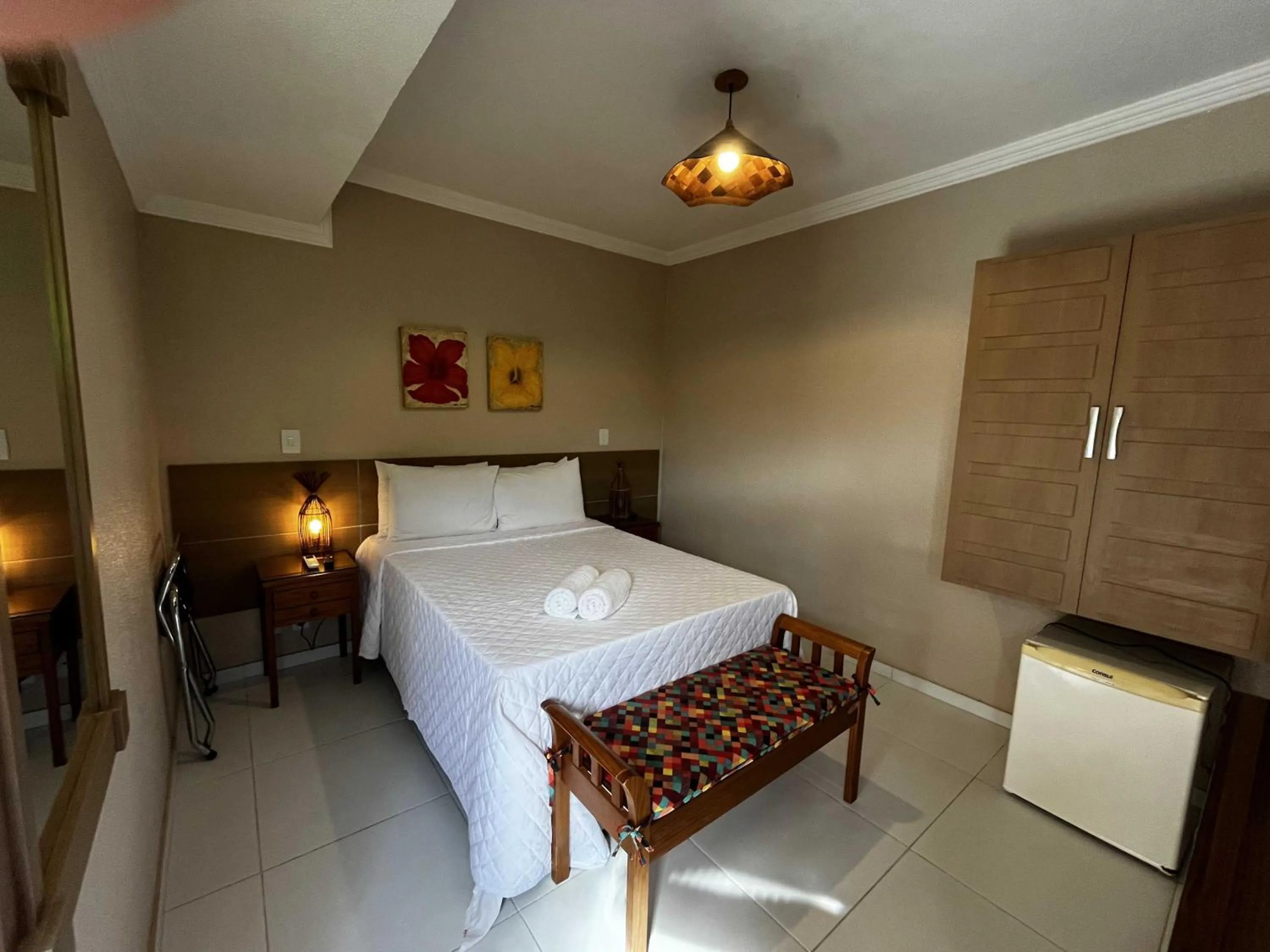 Bed in Pousada Porto Mar