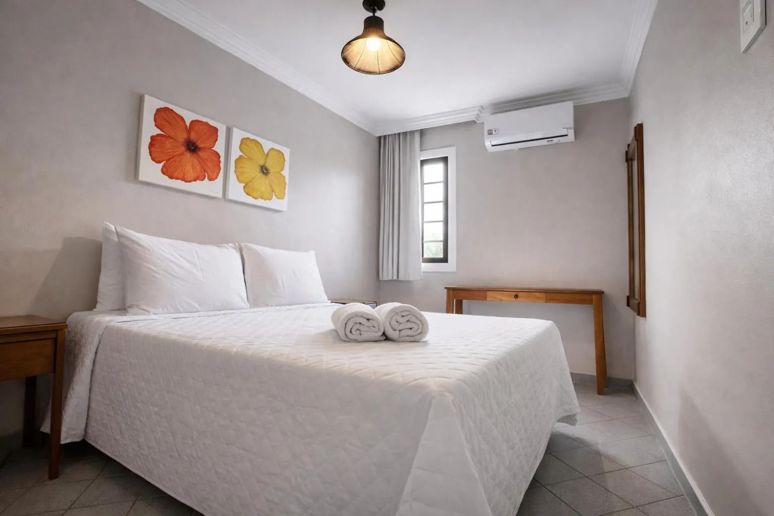 Bed in Pousada Porto Mar