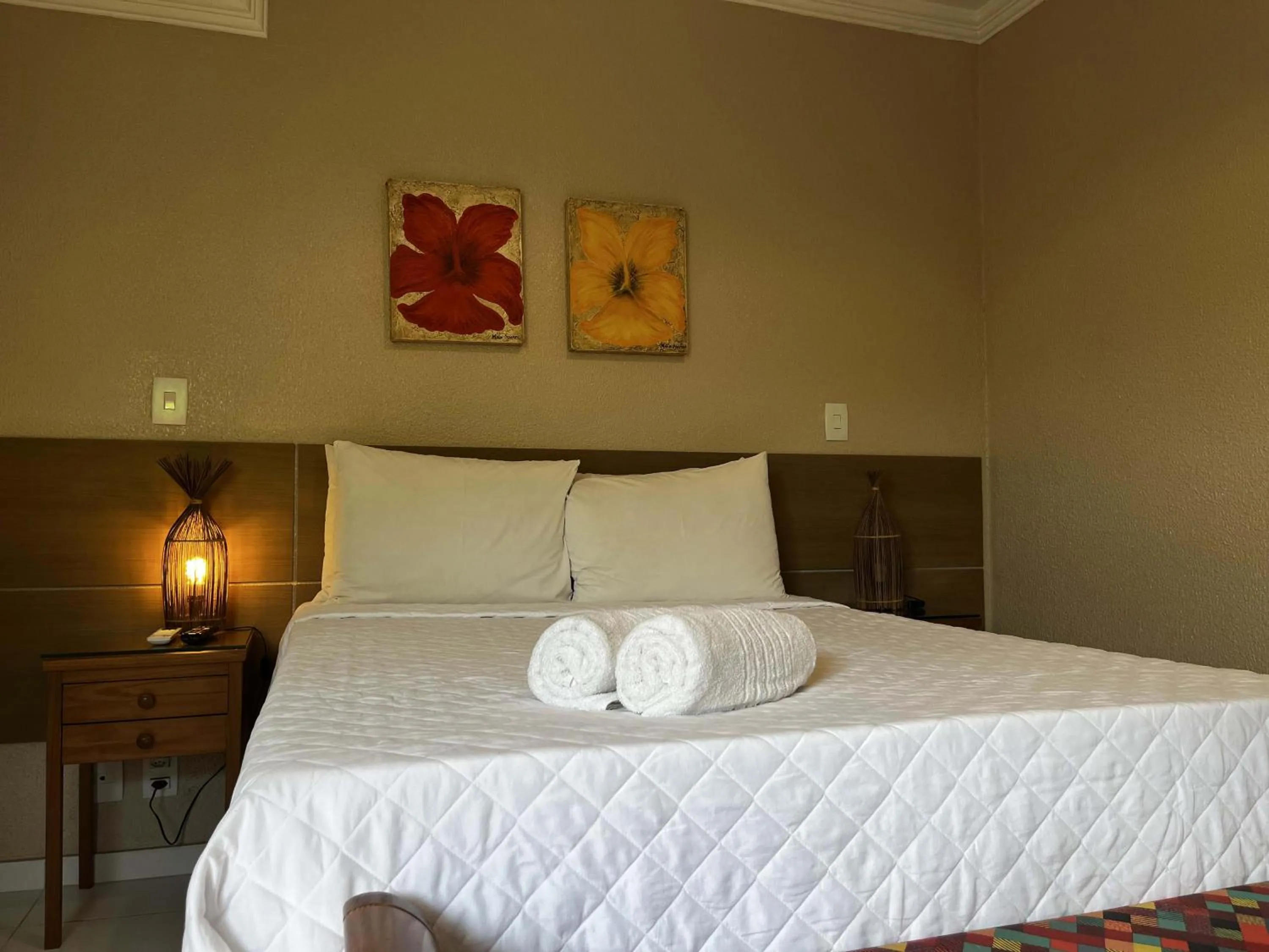 Bed in Pousada Porto Mar