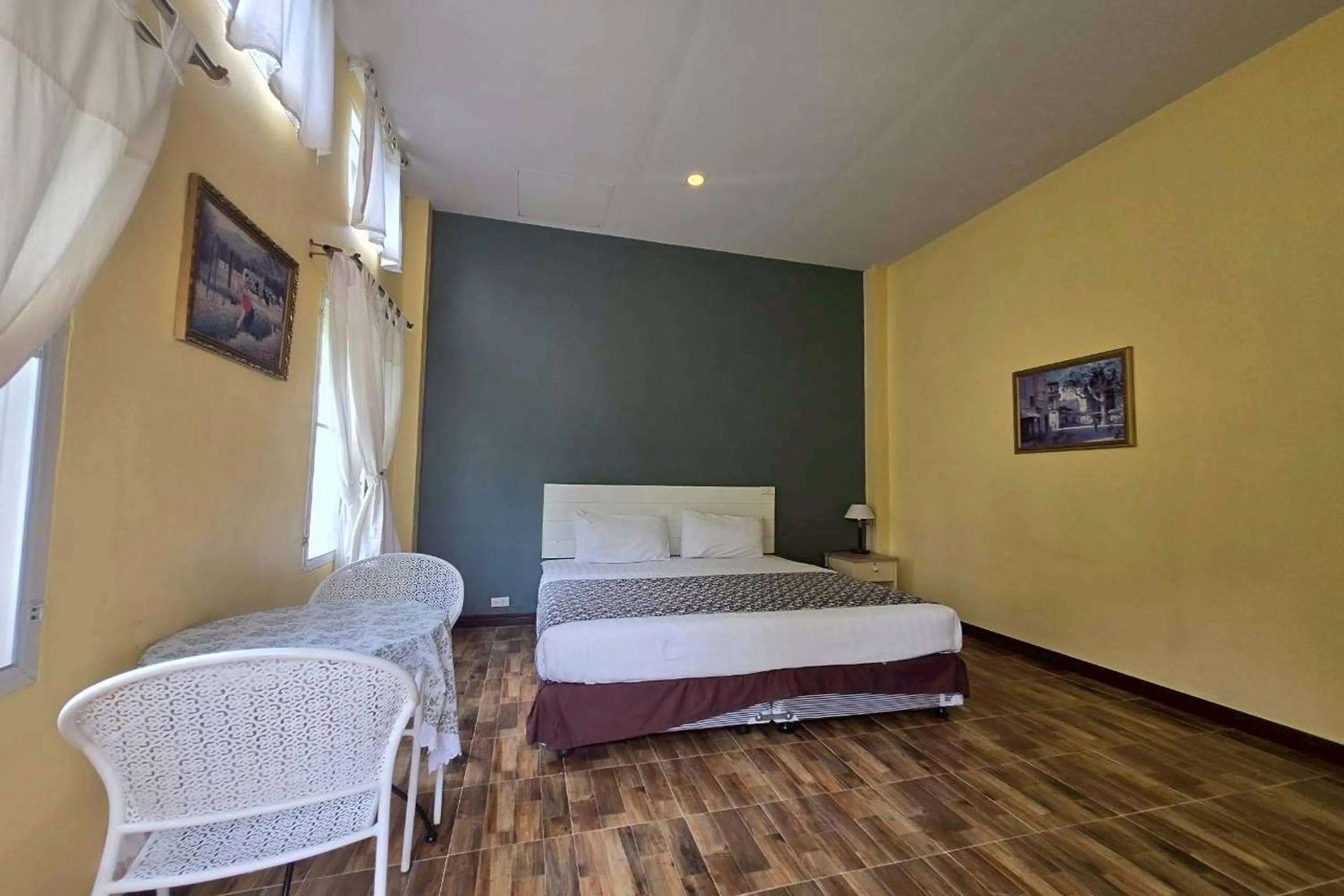 Bed in Doi Tung View Resort