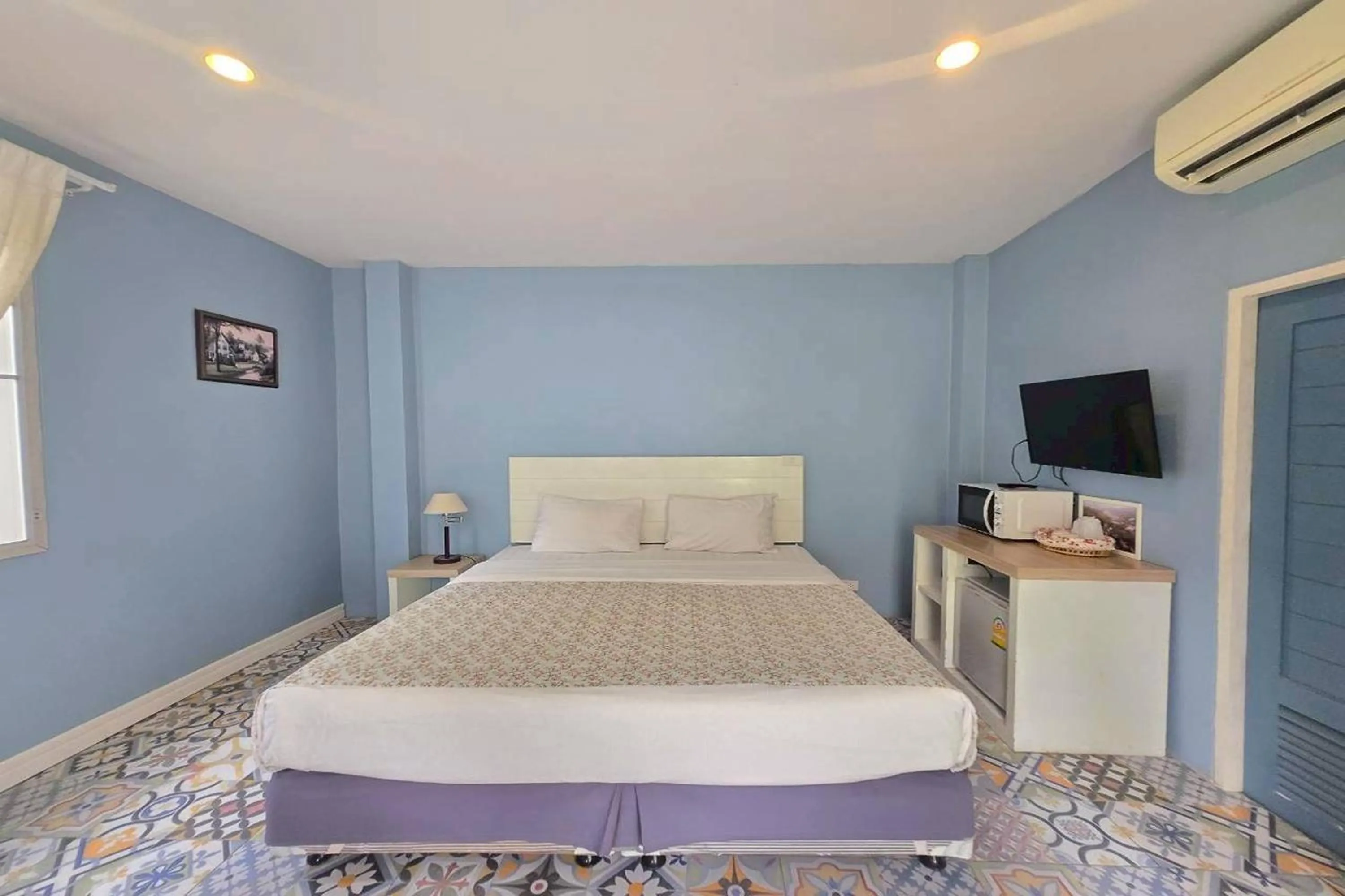 Bed in Doi Tung View Resort