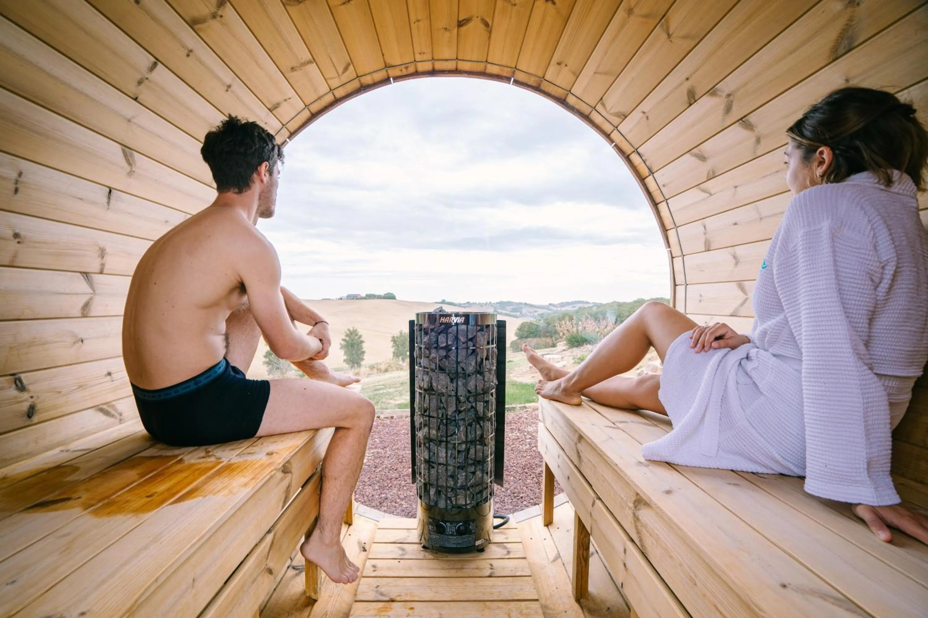 Sauna in La Grande Oasis - Logements Atypiques