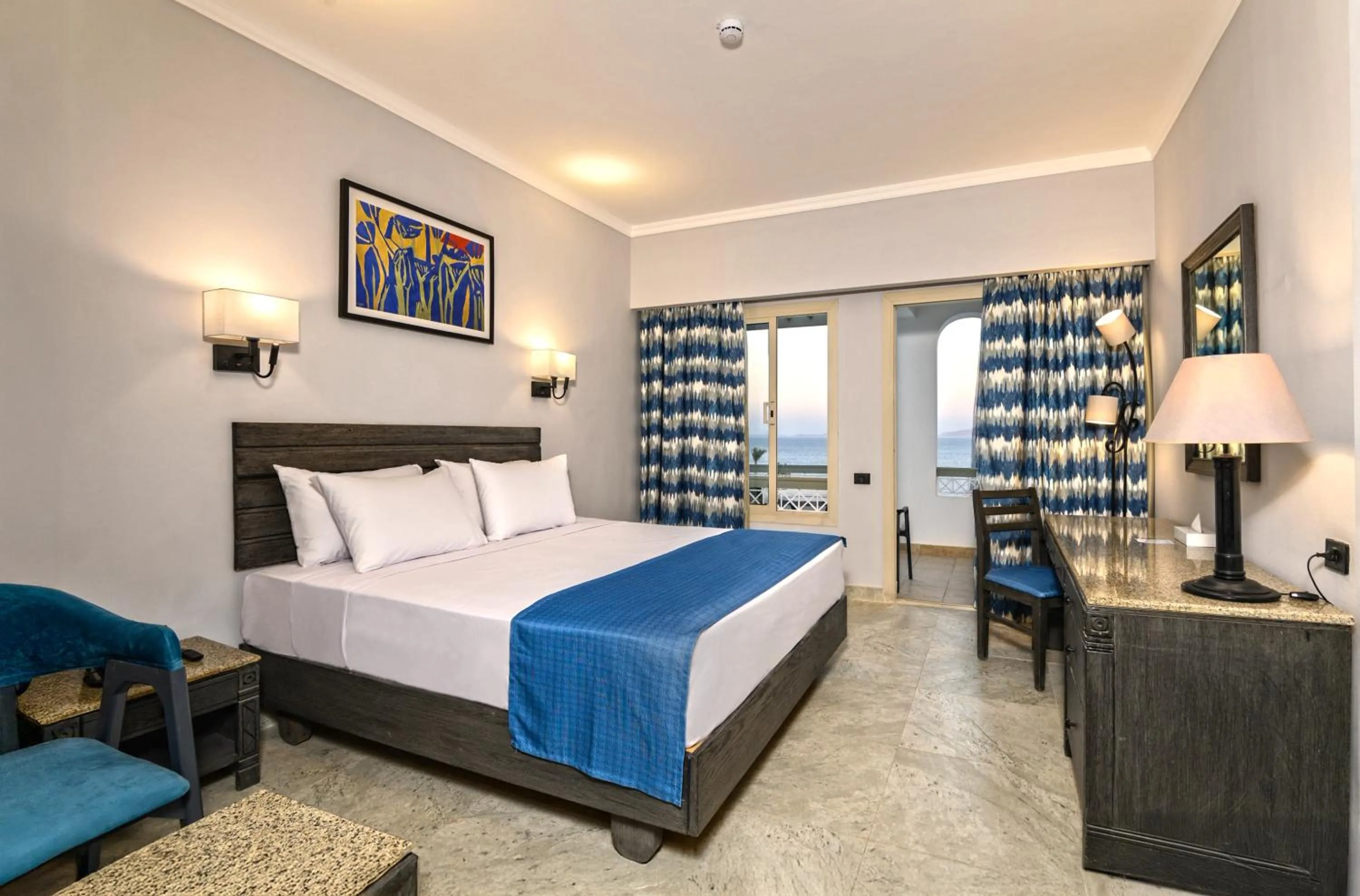 Bedroom, Bed in Invidia Coral Beach Tiran