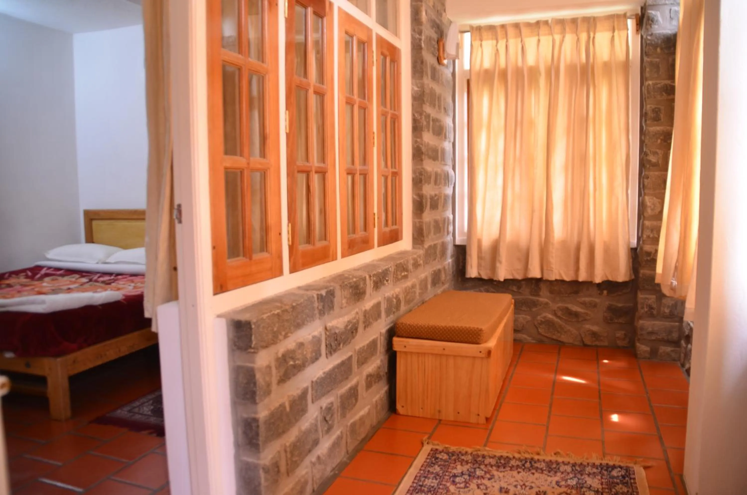 Decorative detail, Bed in Lilly's Valley Resort