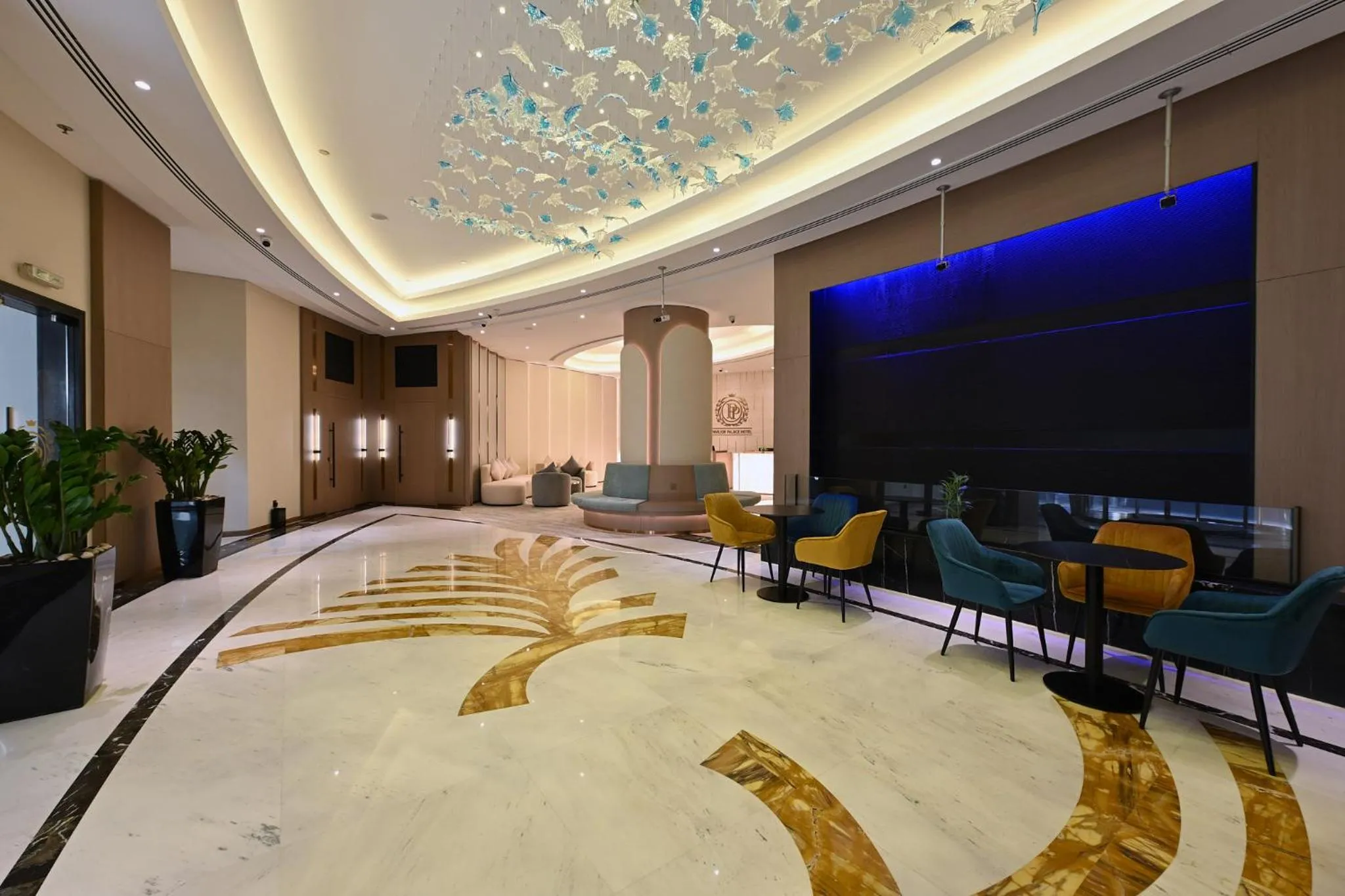 Seating area in Pavilion Palace Hotel