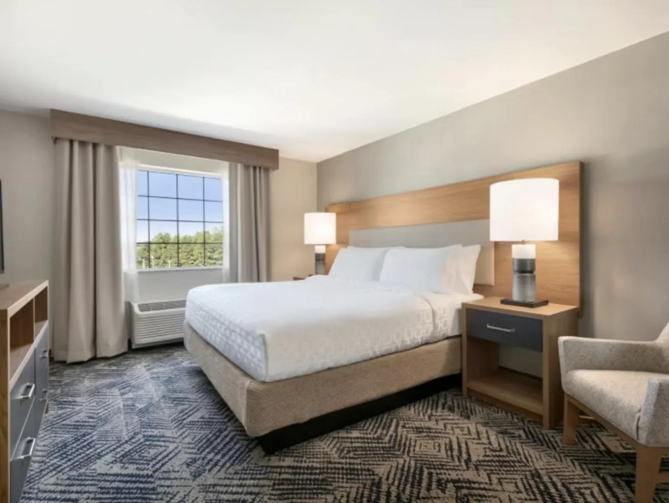 Bed in Candlewood Suites Chatham South by IHG
