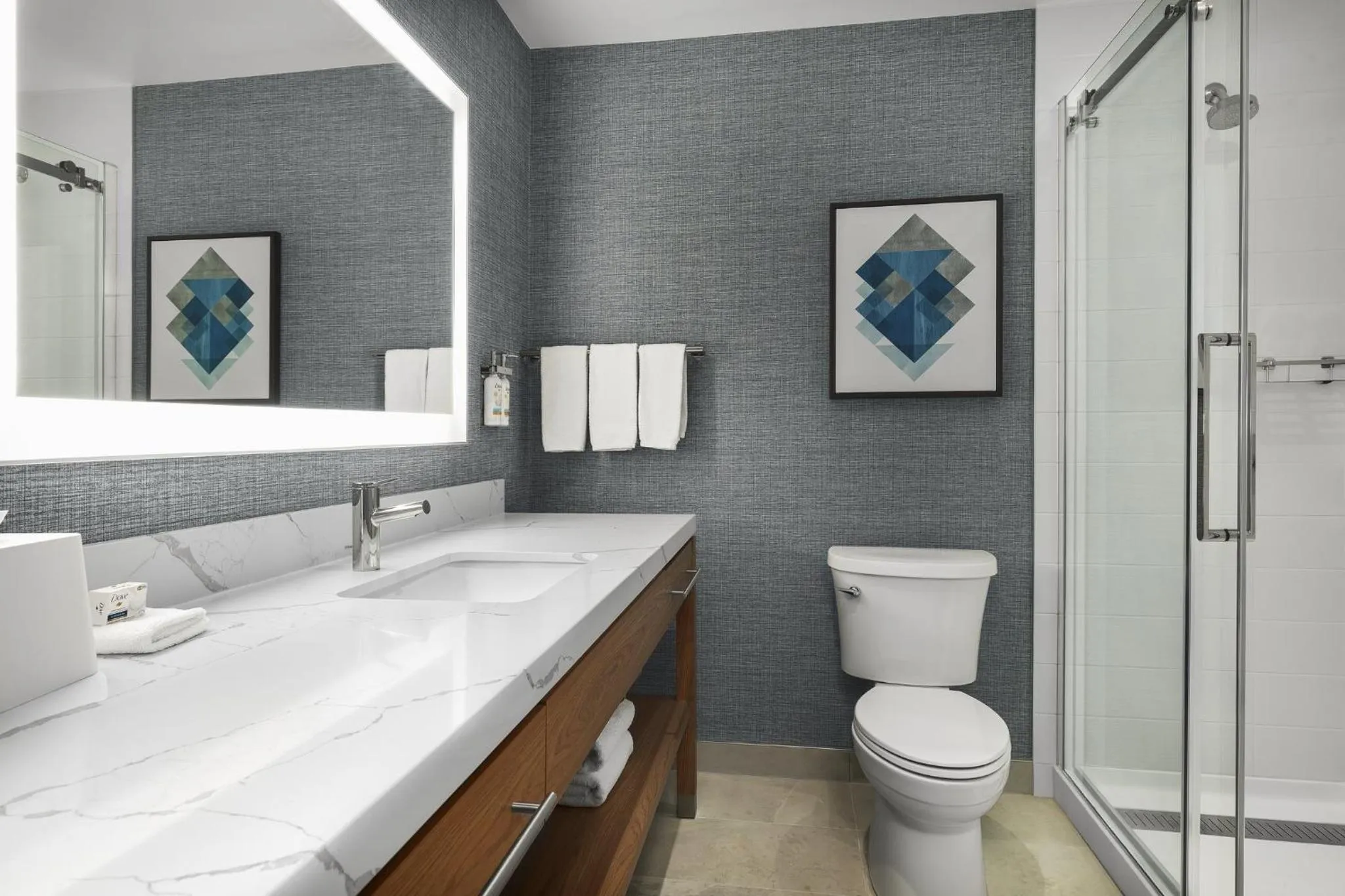 Bathroom in Candlewood Suites Chatham South by IHG