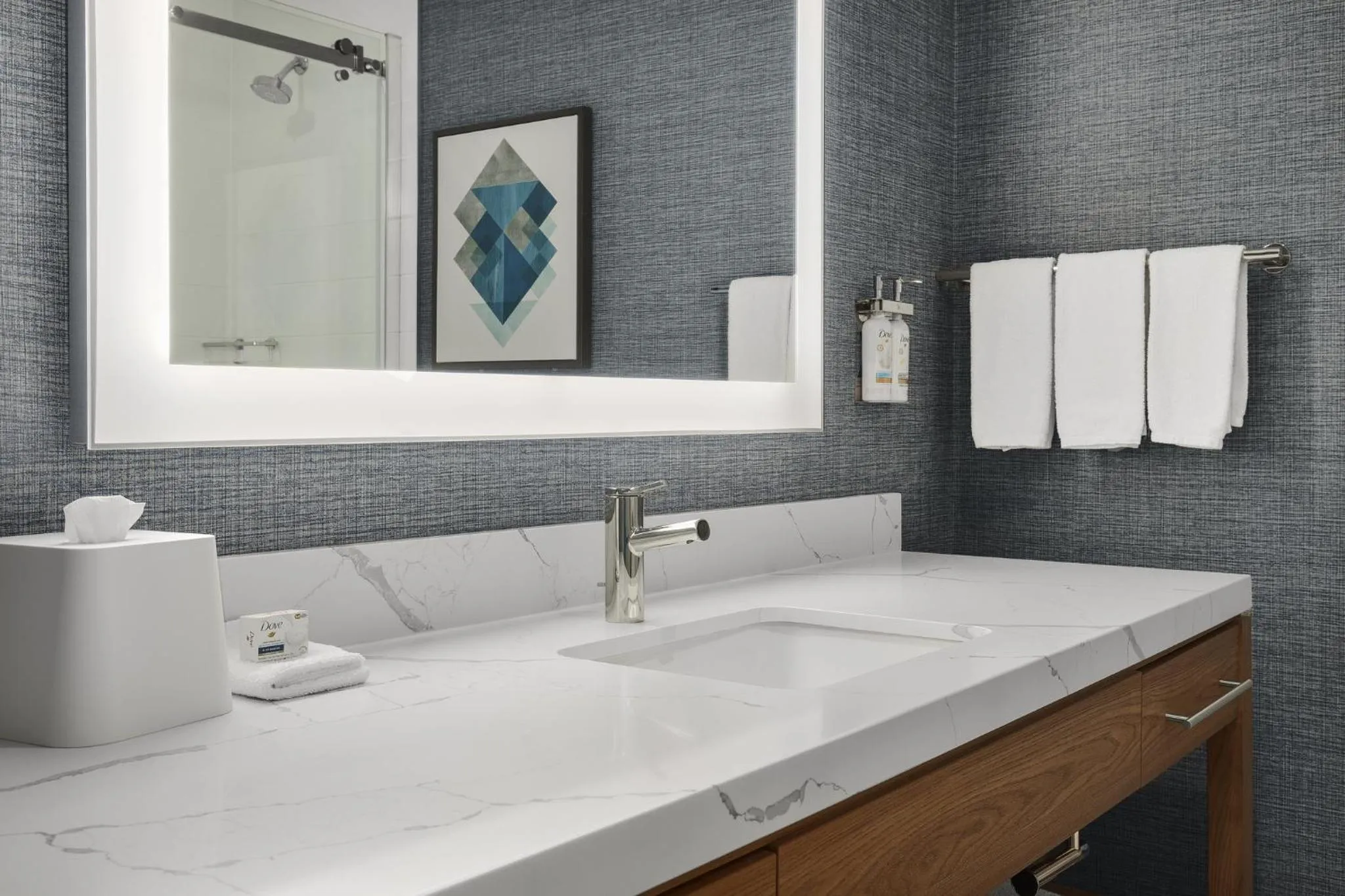 Bathroom in Candlewood Suites Chatham South by IHG