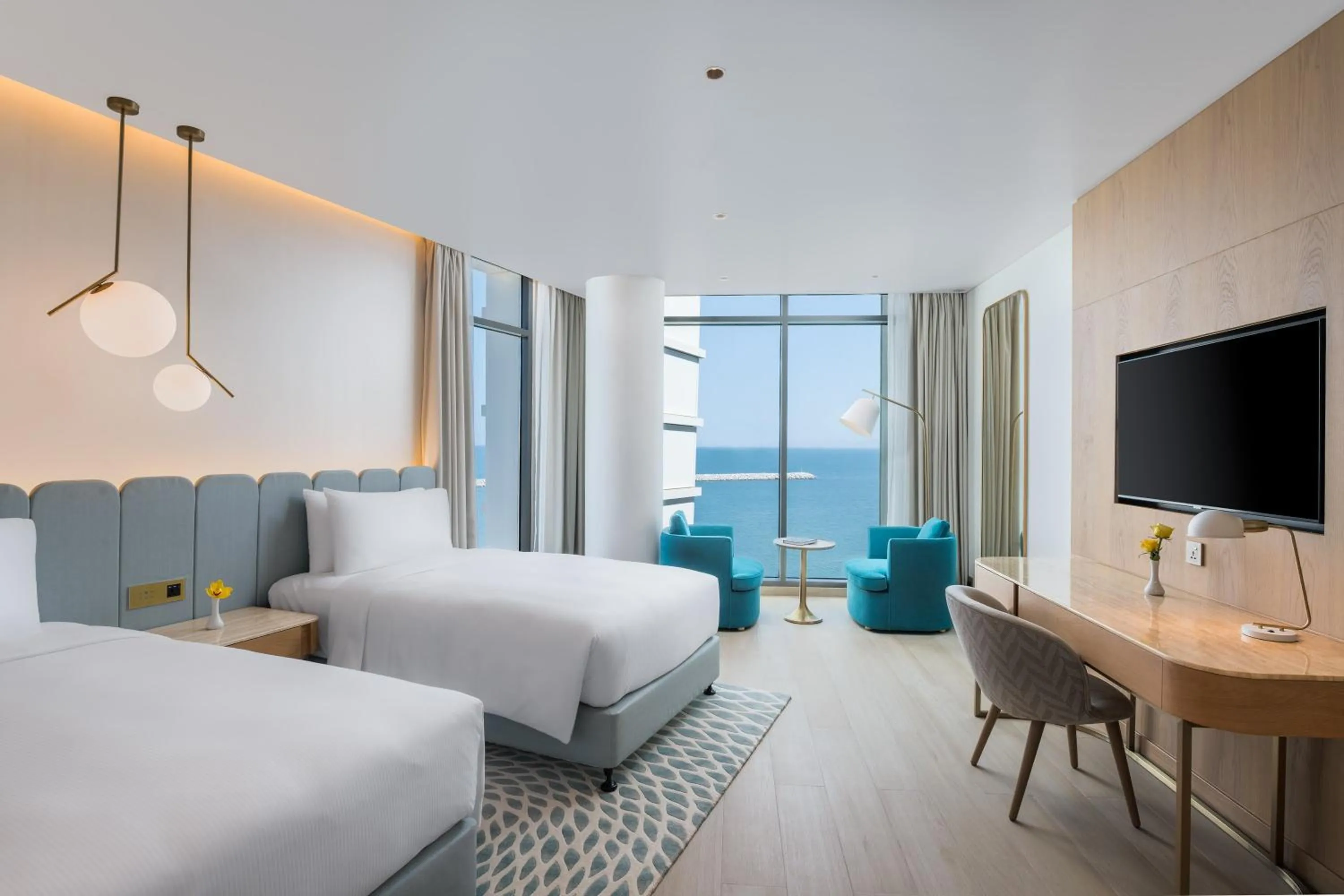 Photo of the whole room, Bed in voco Muscat Al Mouj by IHG