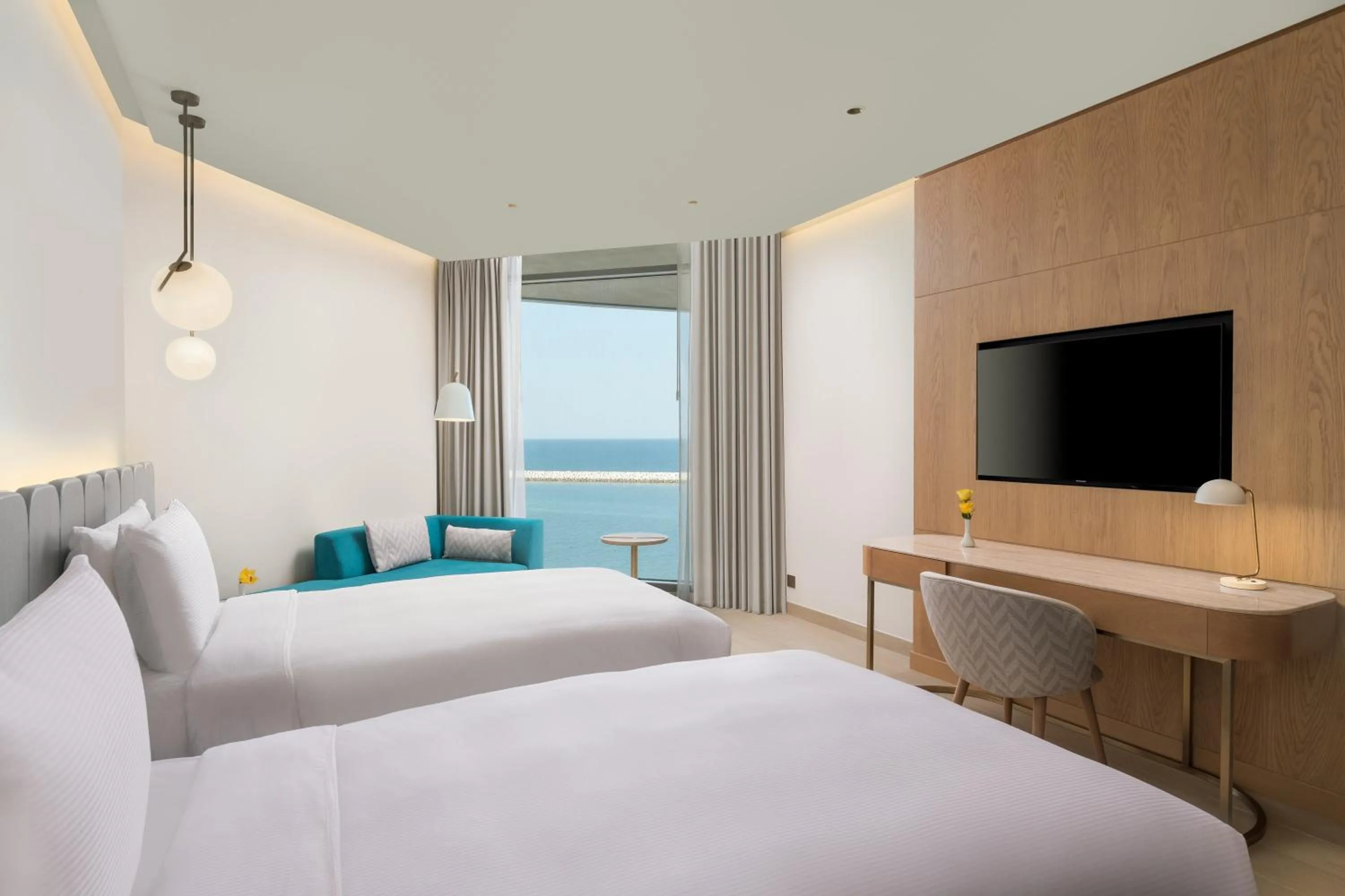 Photo of the whole room, Bed in voco Muscat Al Mouj by IHG