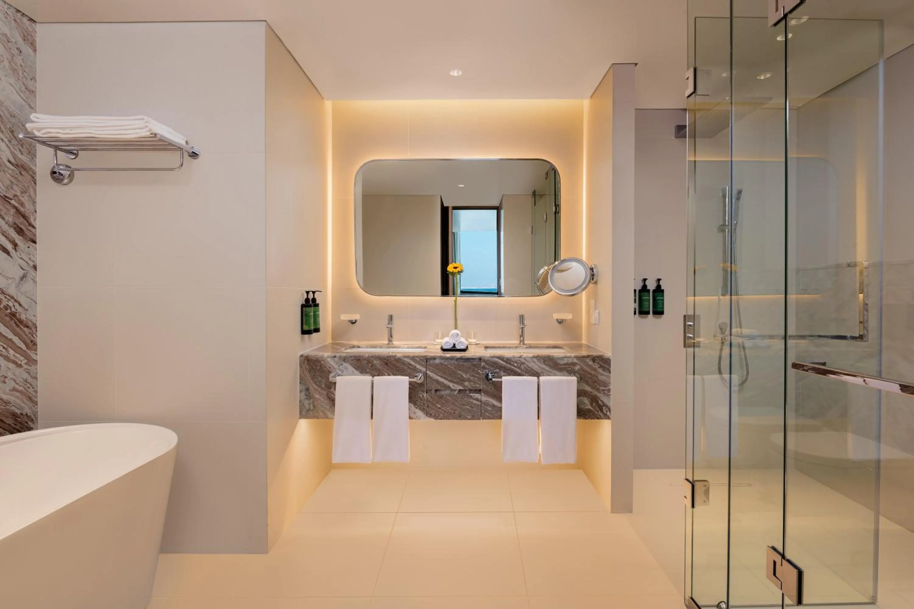 Bathroom in voco Muscat Al Mouj by IHG