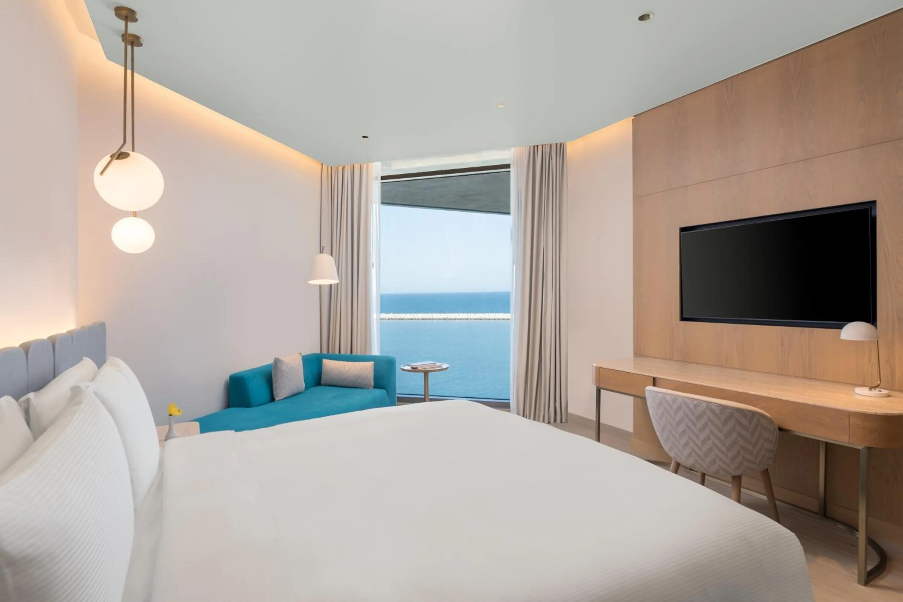 Bedroom, Bed in voco Muscat Al Mouj by IHG