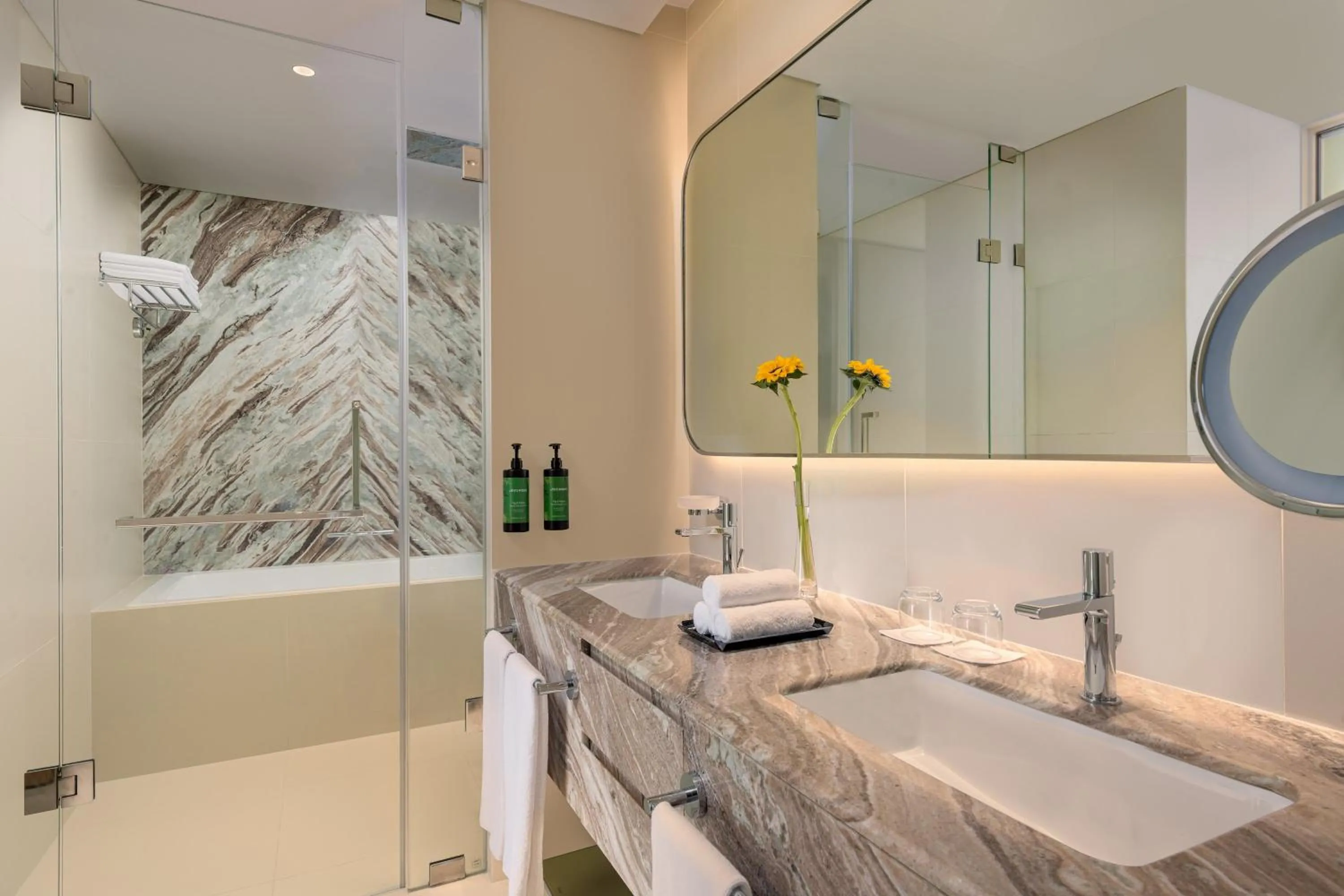 Bathroom in voco Muscat Al Mouj by IHG