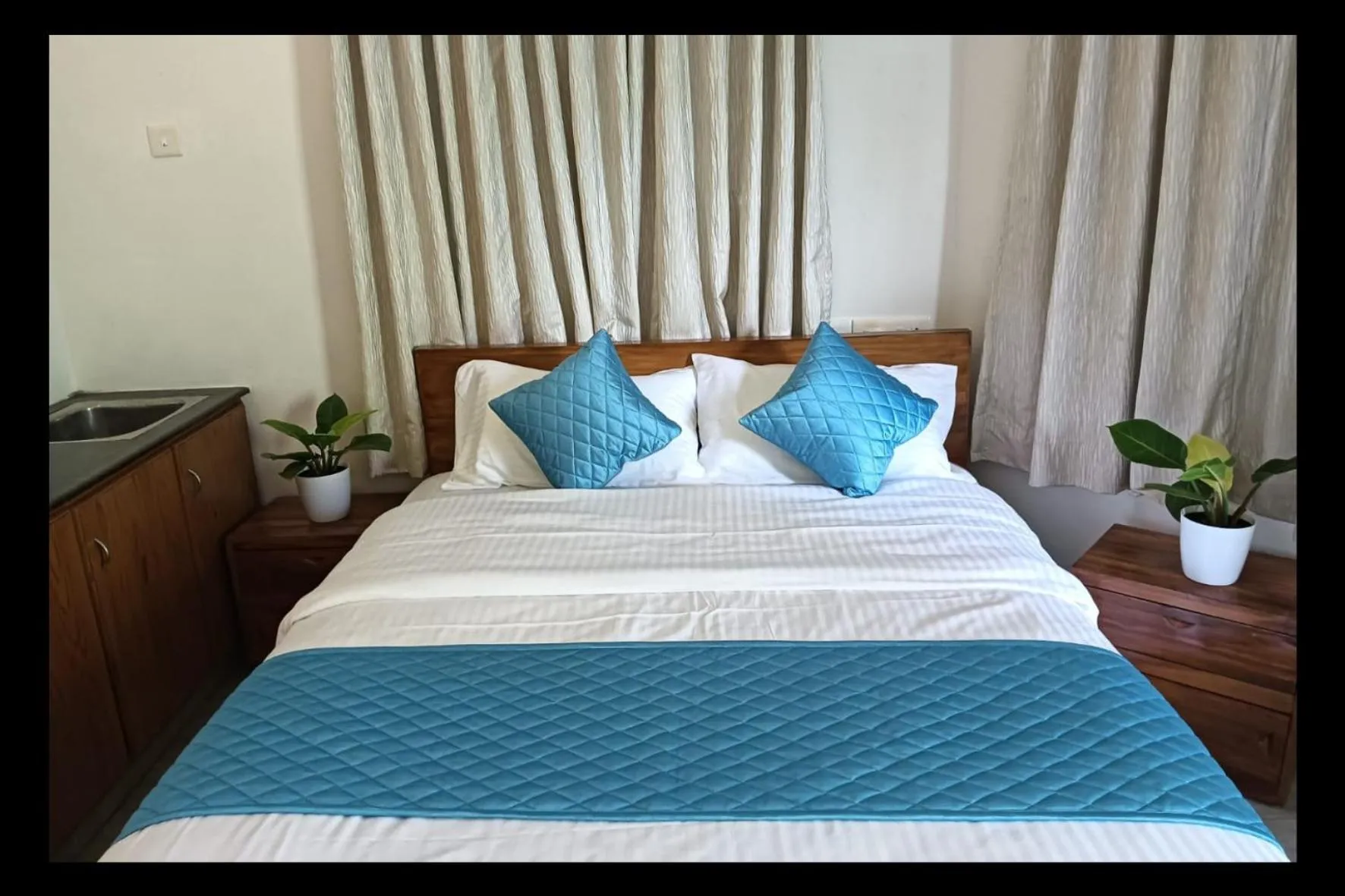 Bed in Om Villa