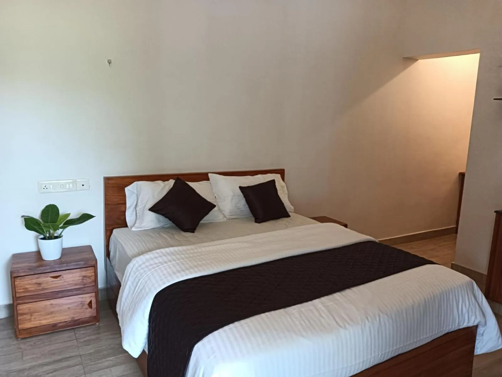 Bedroom, Bed in Om Villa