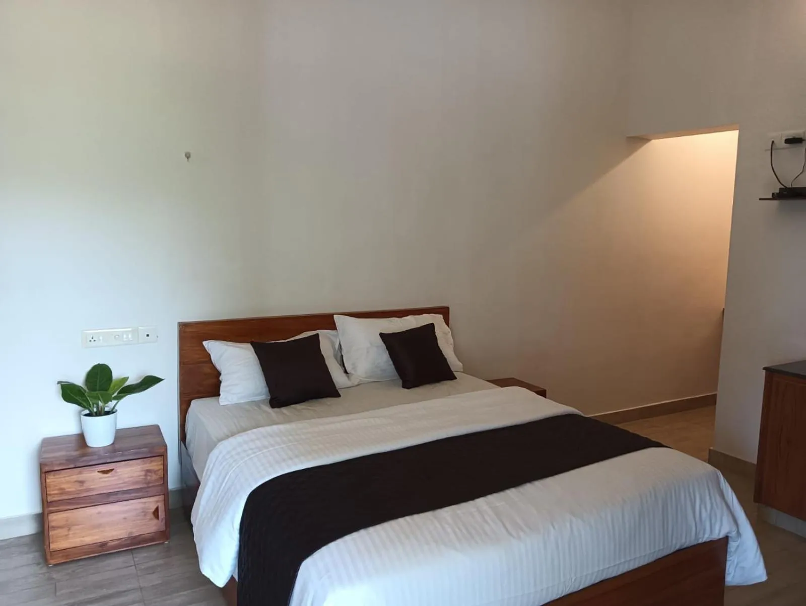 Bedroom, Bed in Om Villa