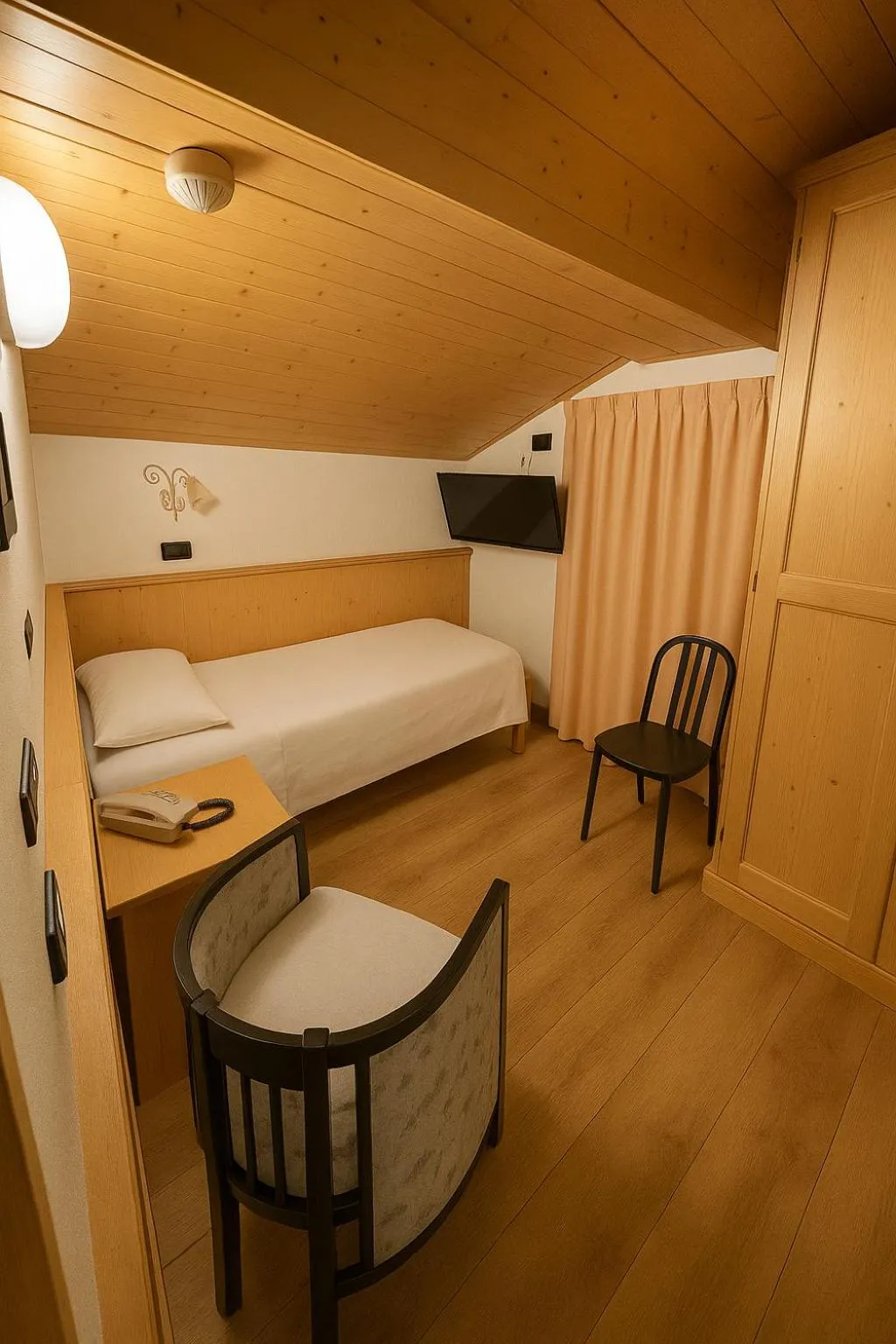 Bed in Hotel Bleis