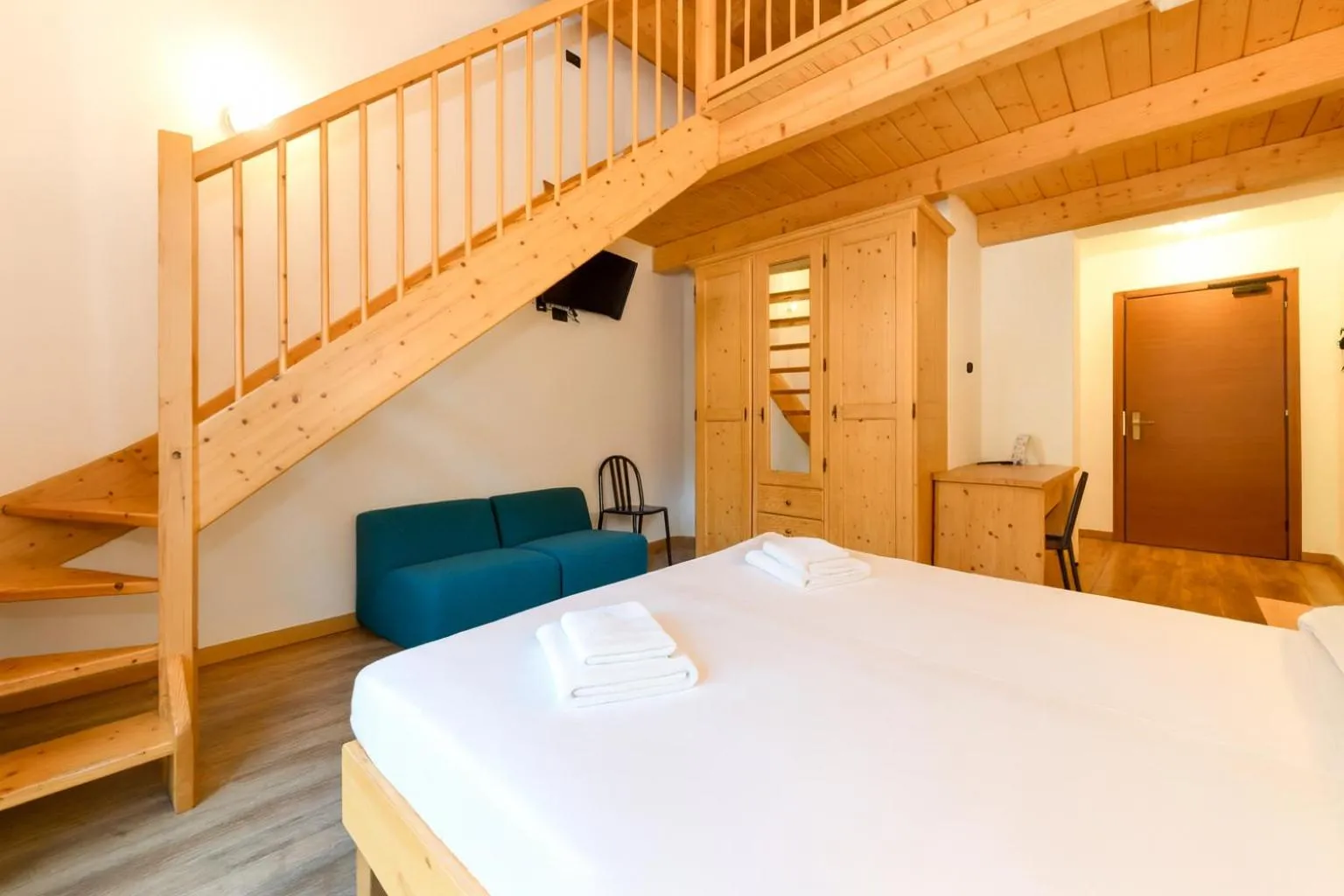 Bed in Hotel Bleis
