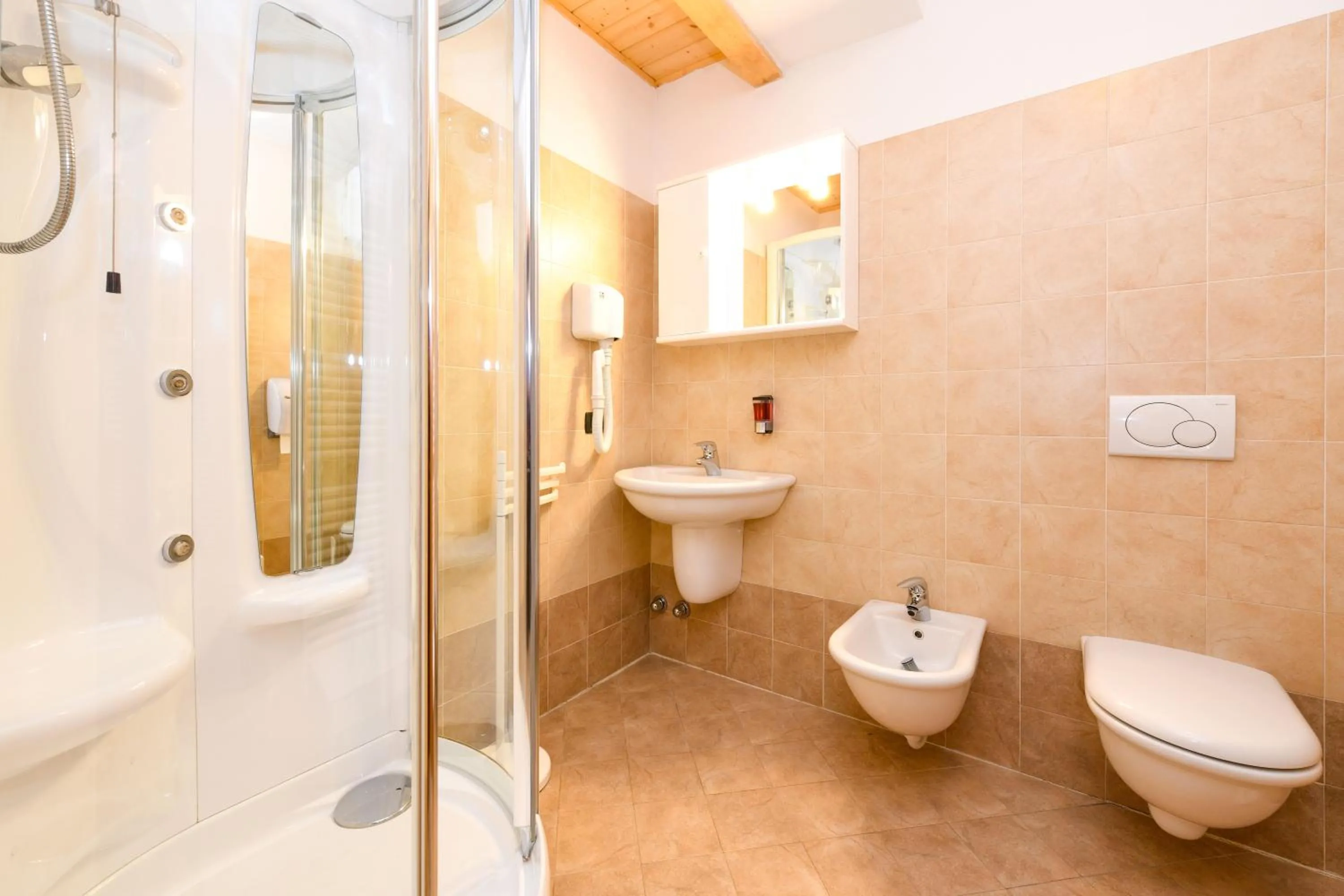 Shower in Hotel Bleis