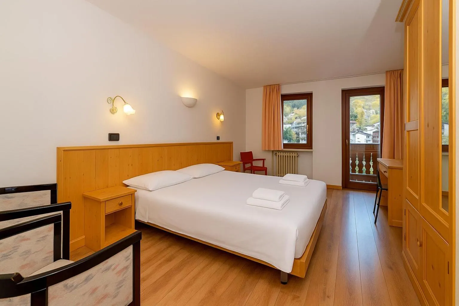 Bed in Hotel Bleis