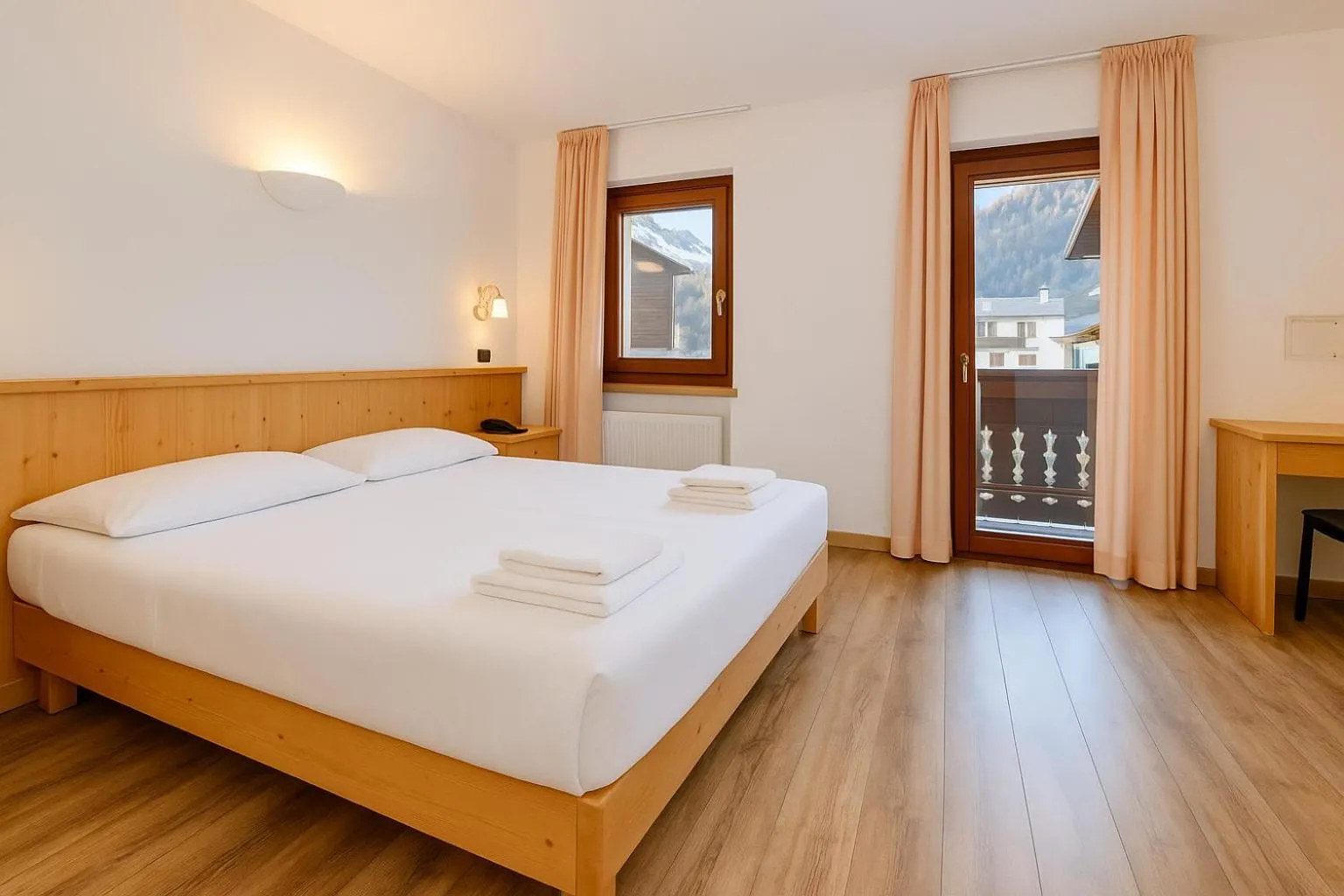 Bed in Hotel Bleis