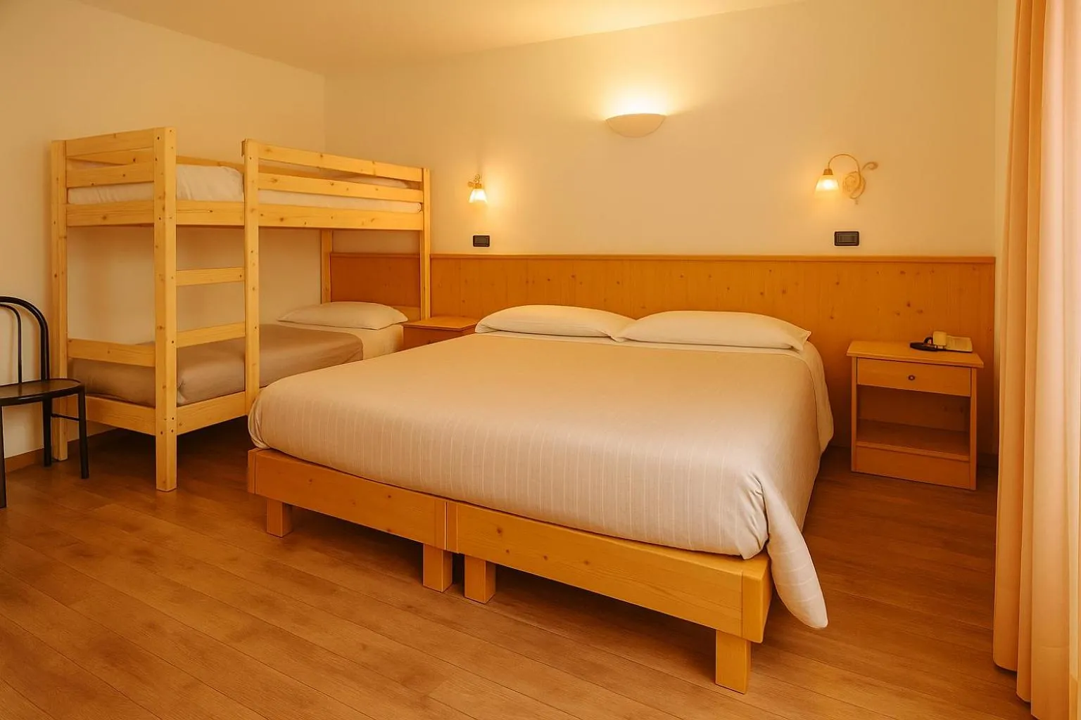 Bed in Hotel Bleis