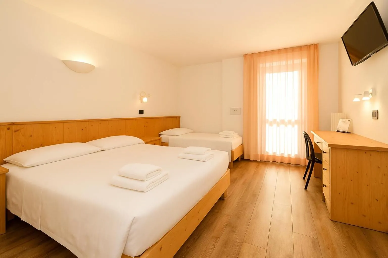Bed in Hotel Bleis
