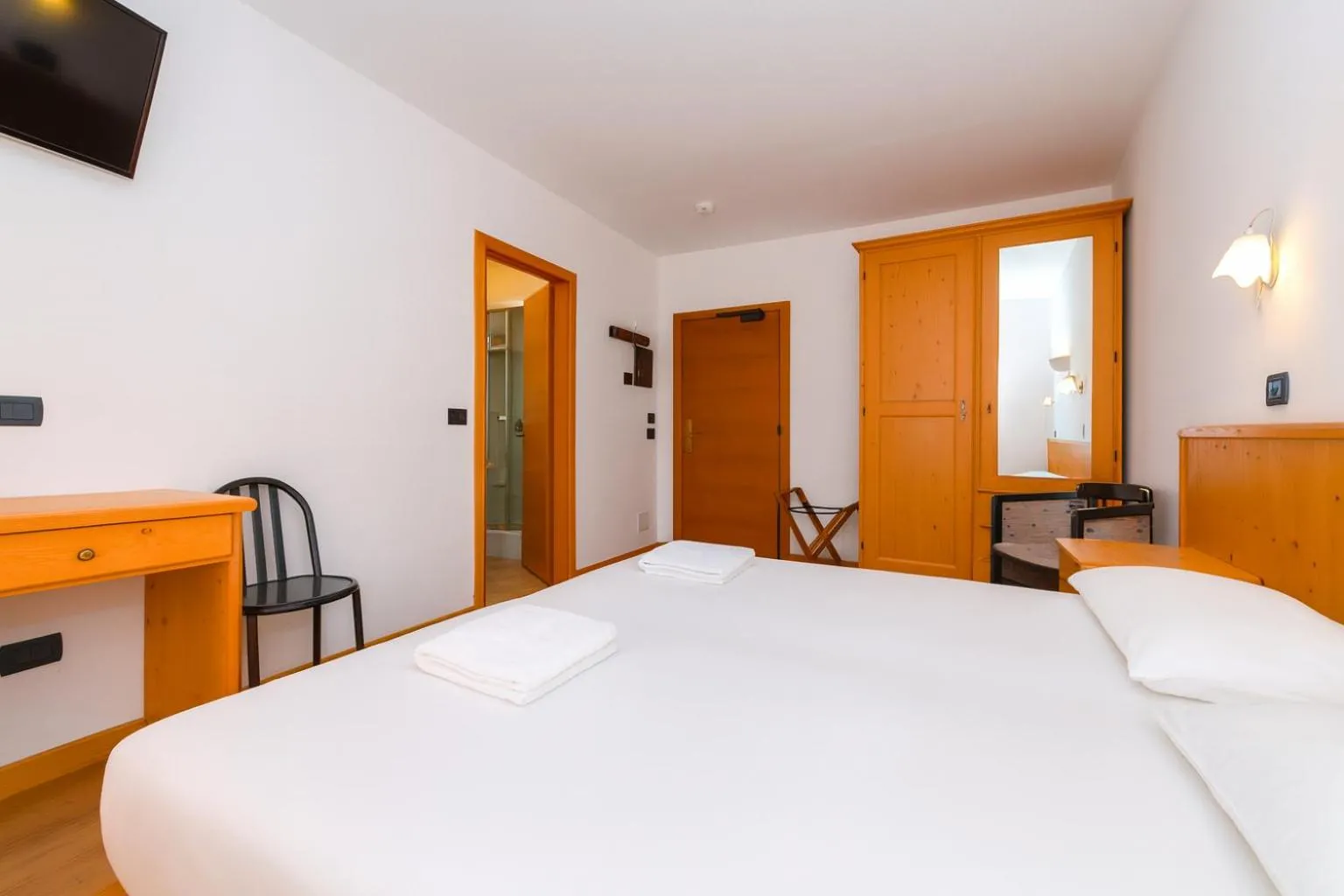 Bed in Hotel Bleis