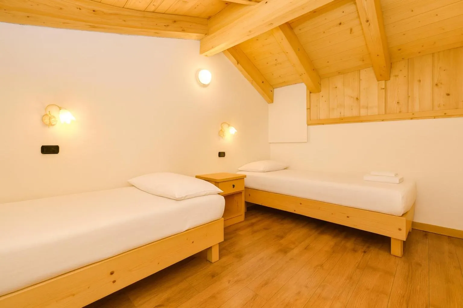 Bed in Hotel Bleis