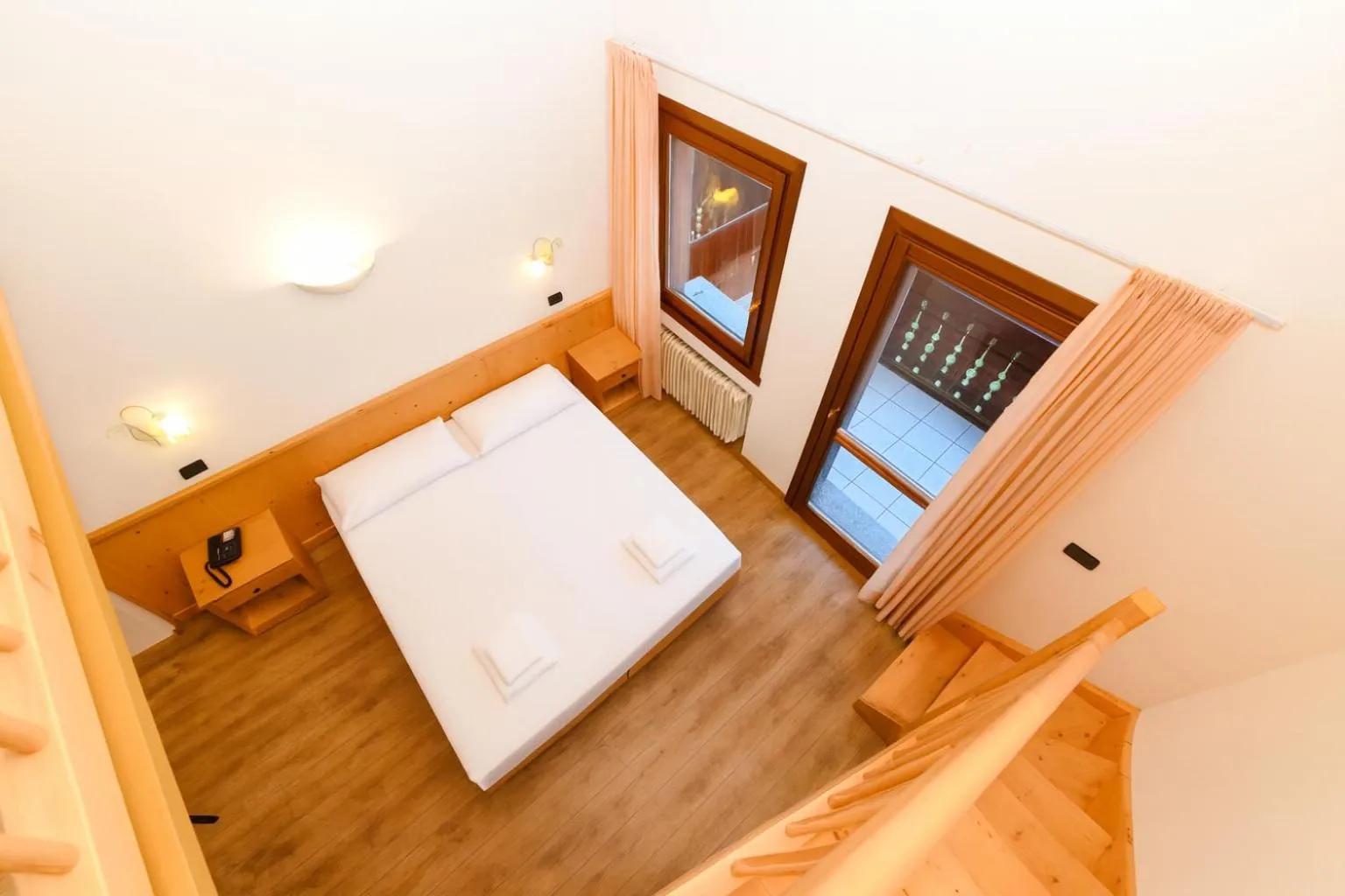 Bed in Hotel Bleis