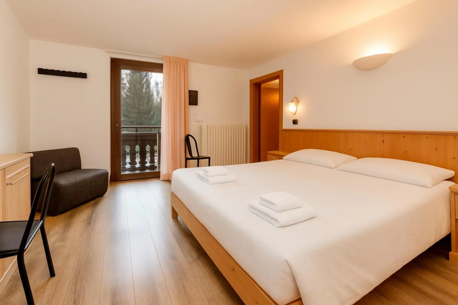 Bed in Hotel Bleis