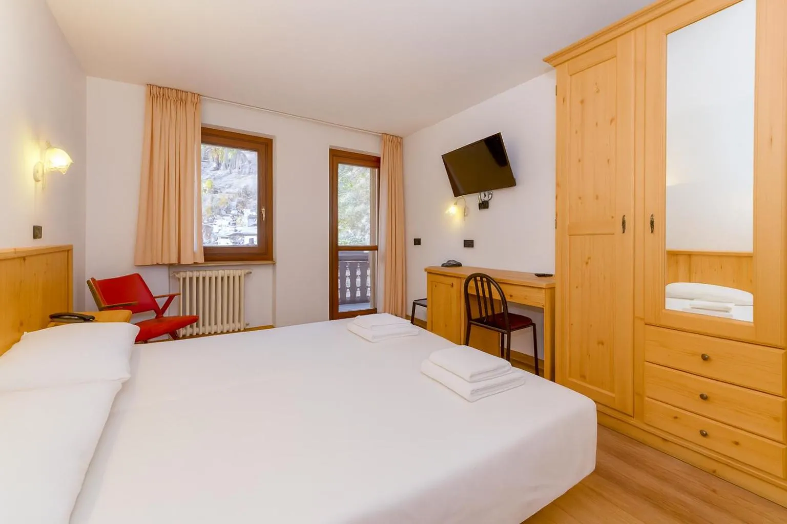 Bed in Hotel Bleis