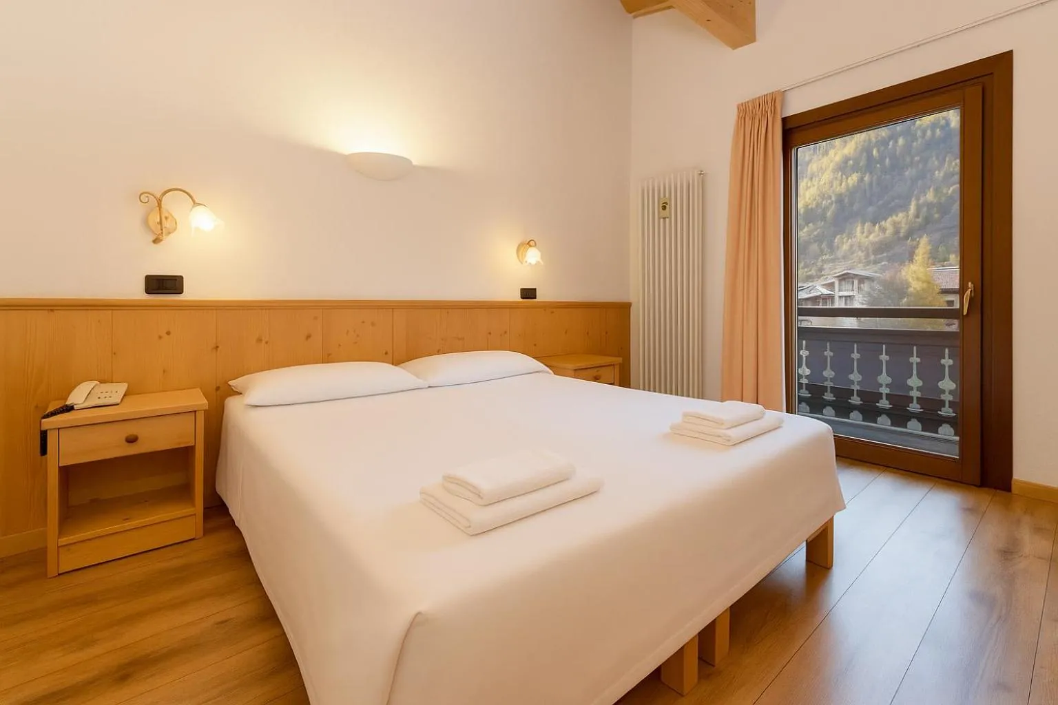 Bed in Hotel Bleis