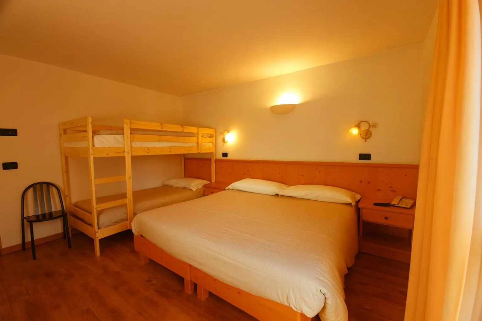 Bed in Hotel Bleis