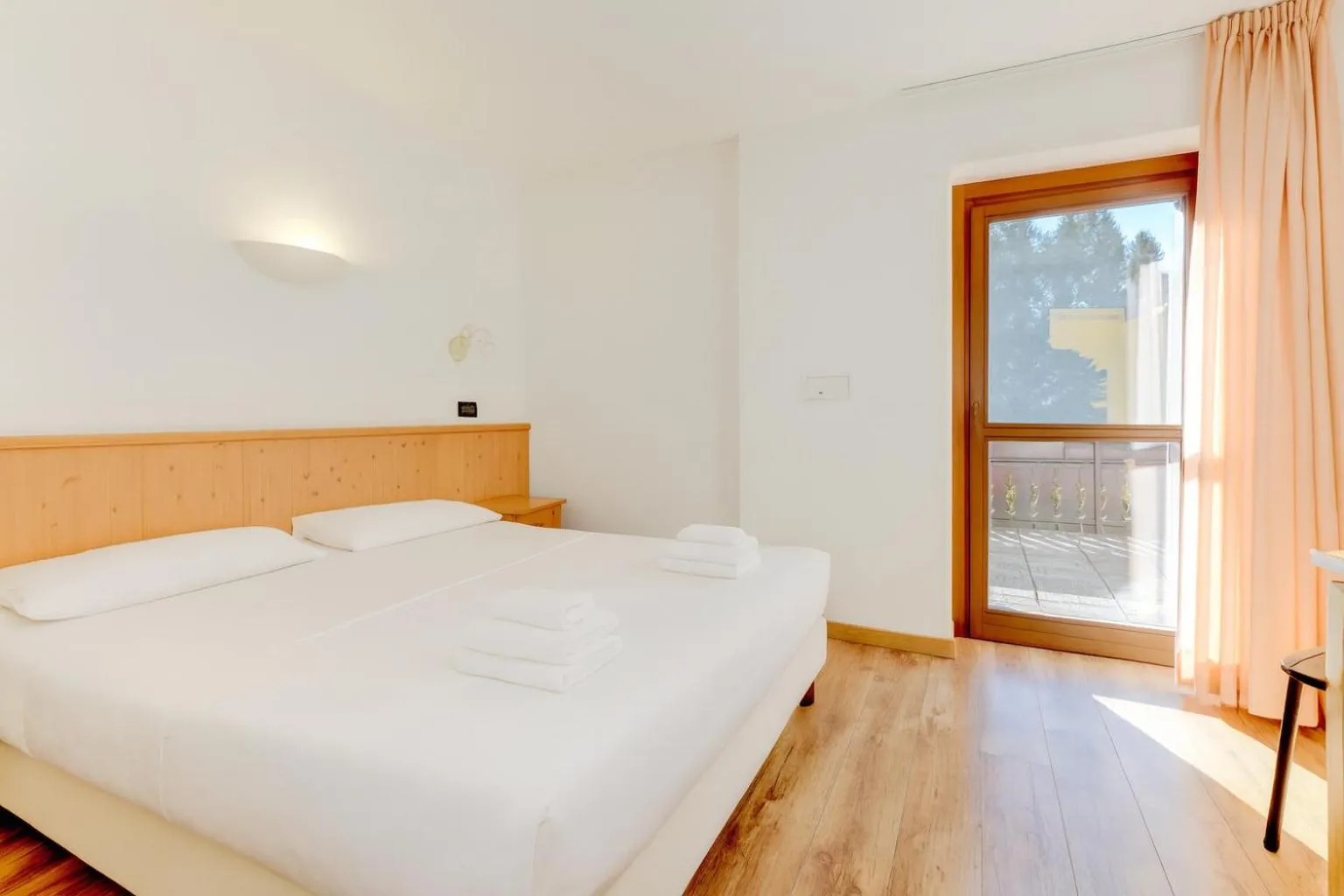 Bed in Hotel Bleis