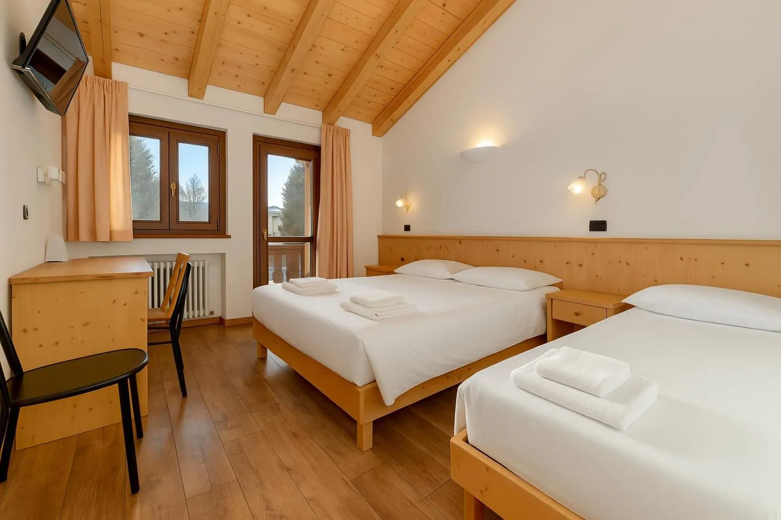Bed in Hotel Bleis