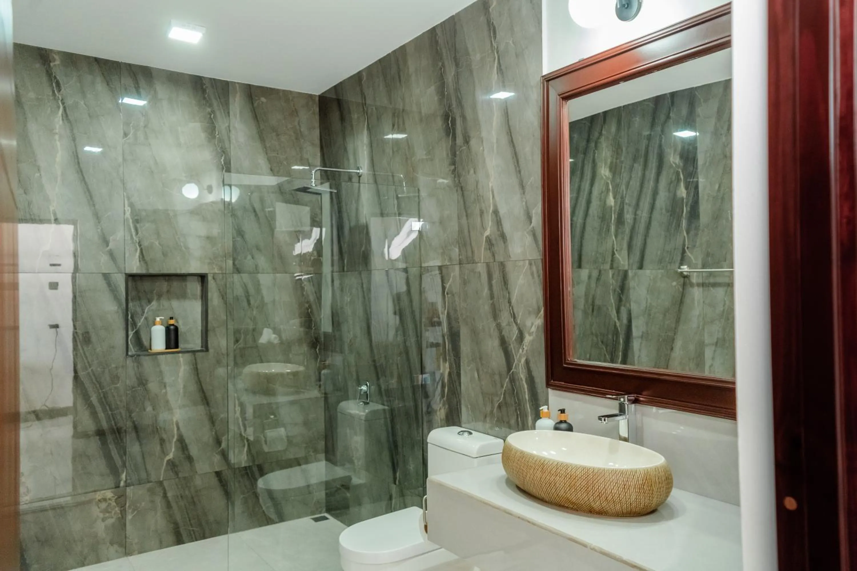 Shower in Hotel Sanctuarium Adults Only