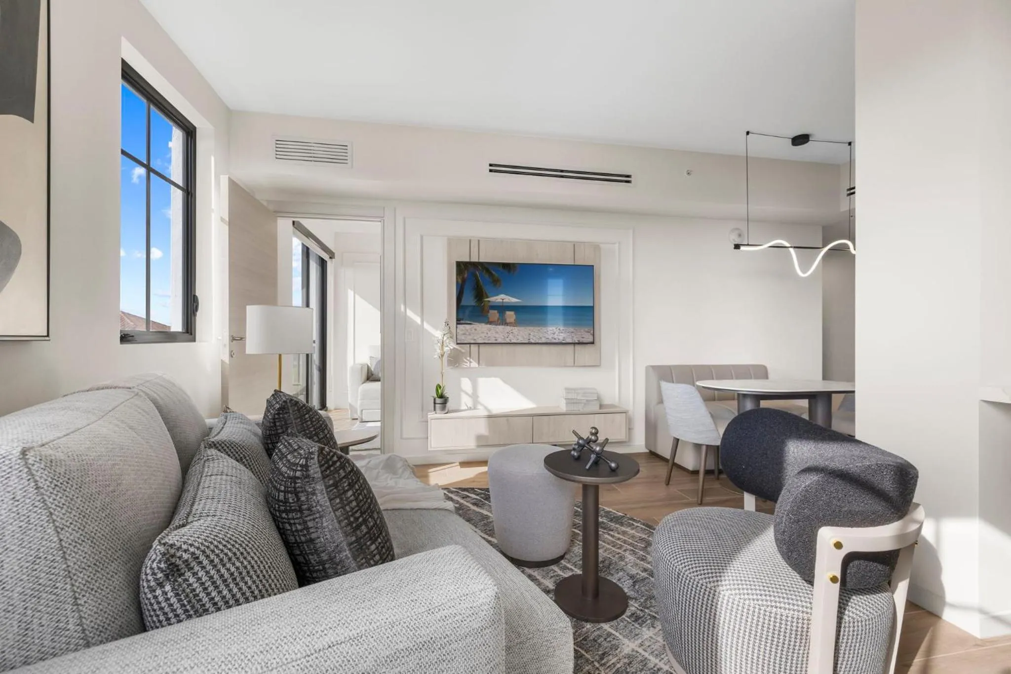 Living room in The Avenue Hotel Coral Gables