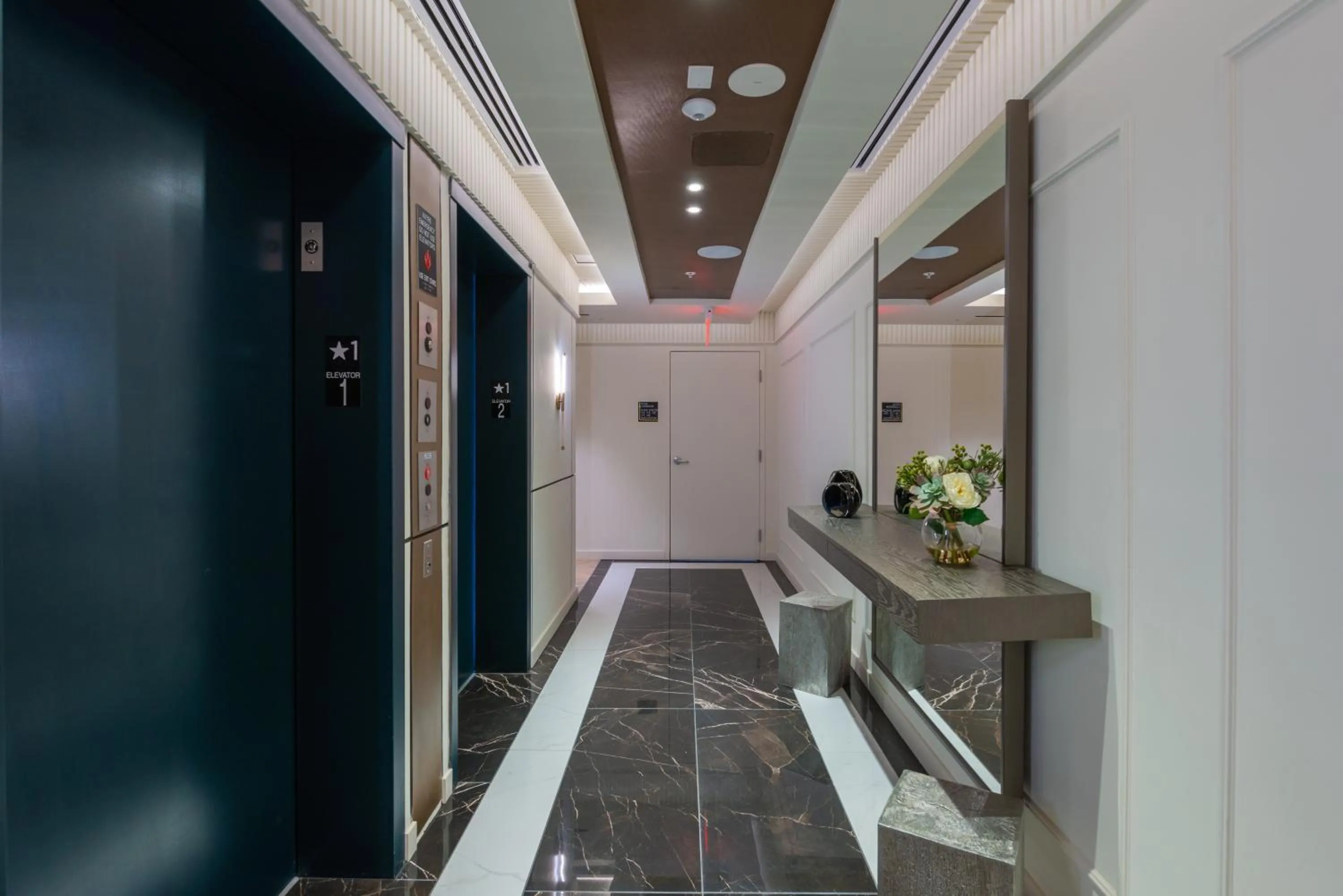 elevator in The Avenue Hotel Coral Gables