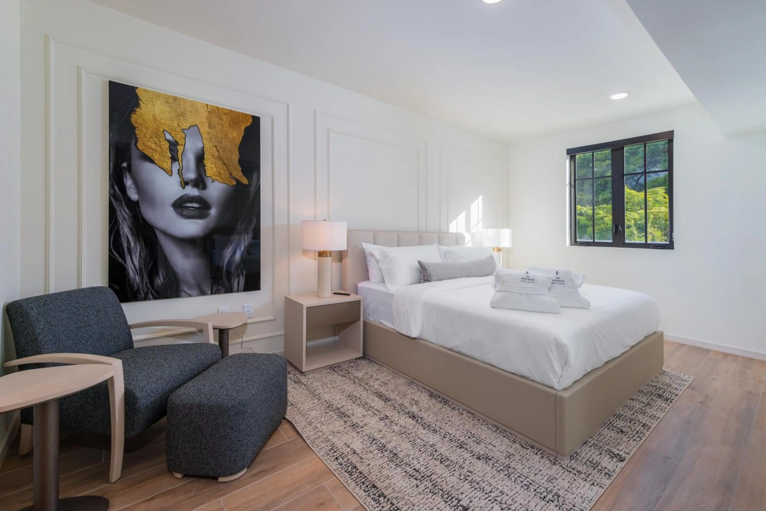 Bedroom, Bed in The Avenue Hotel Coral Gables