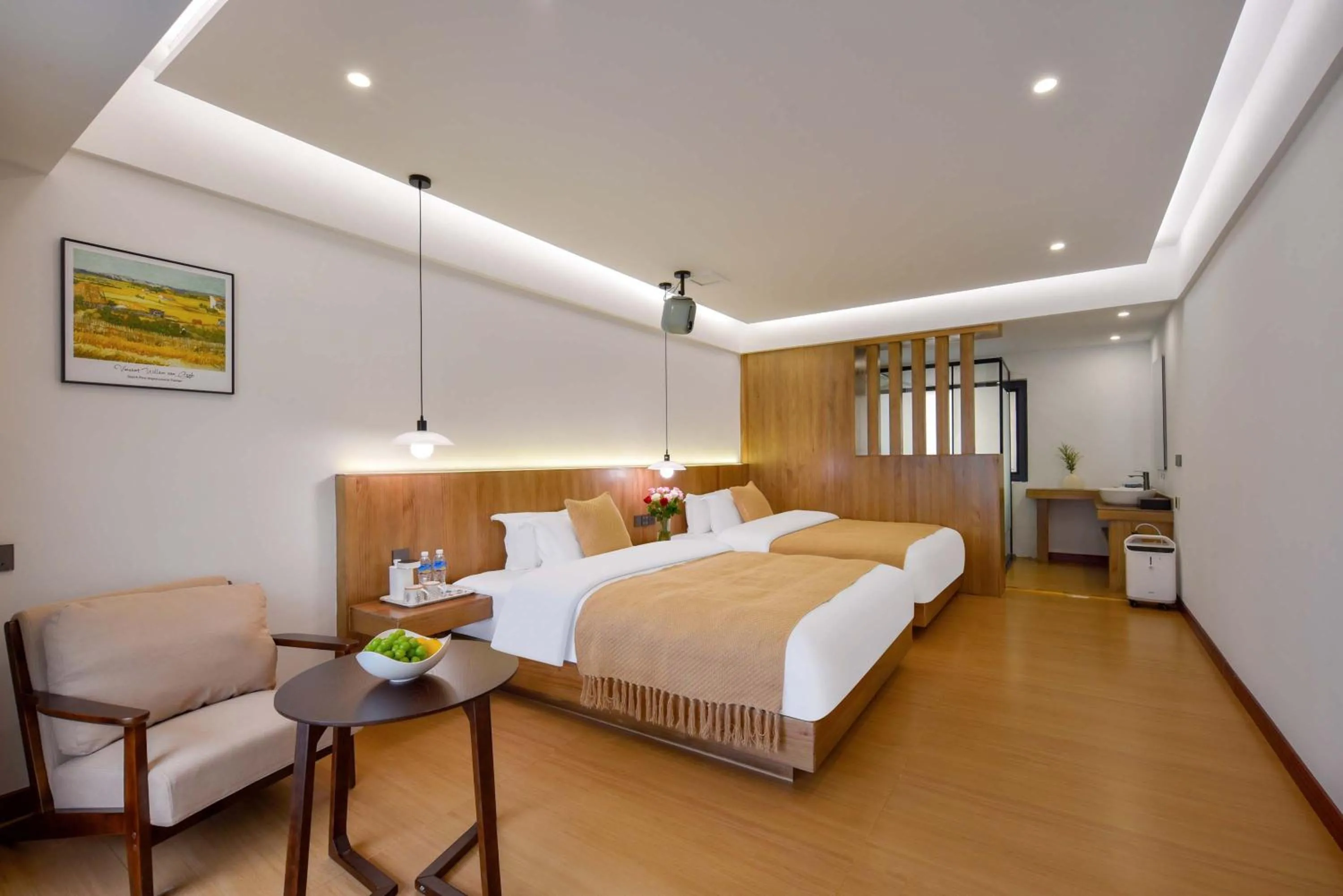 Bed in Da Le Zhi Ye Homestay