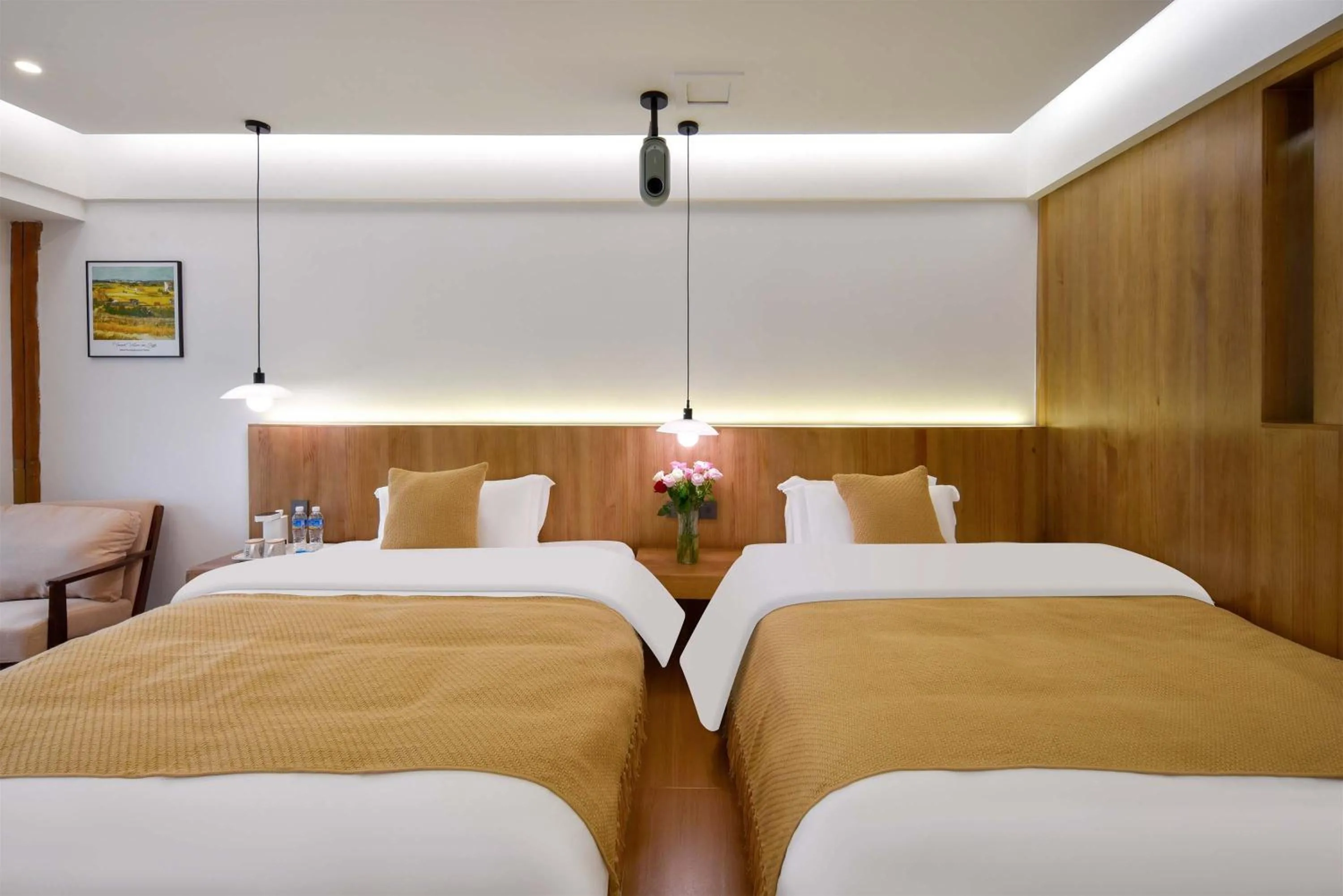 Bed in Da Le Zhi Ye Homestay