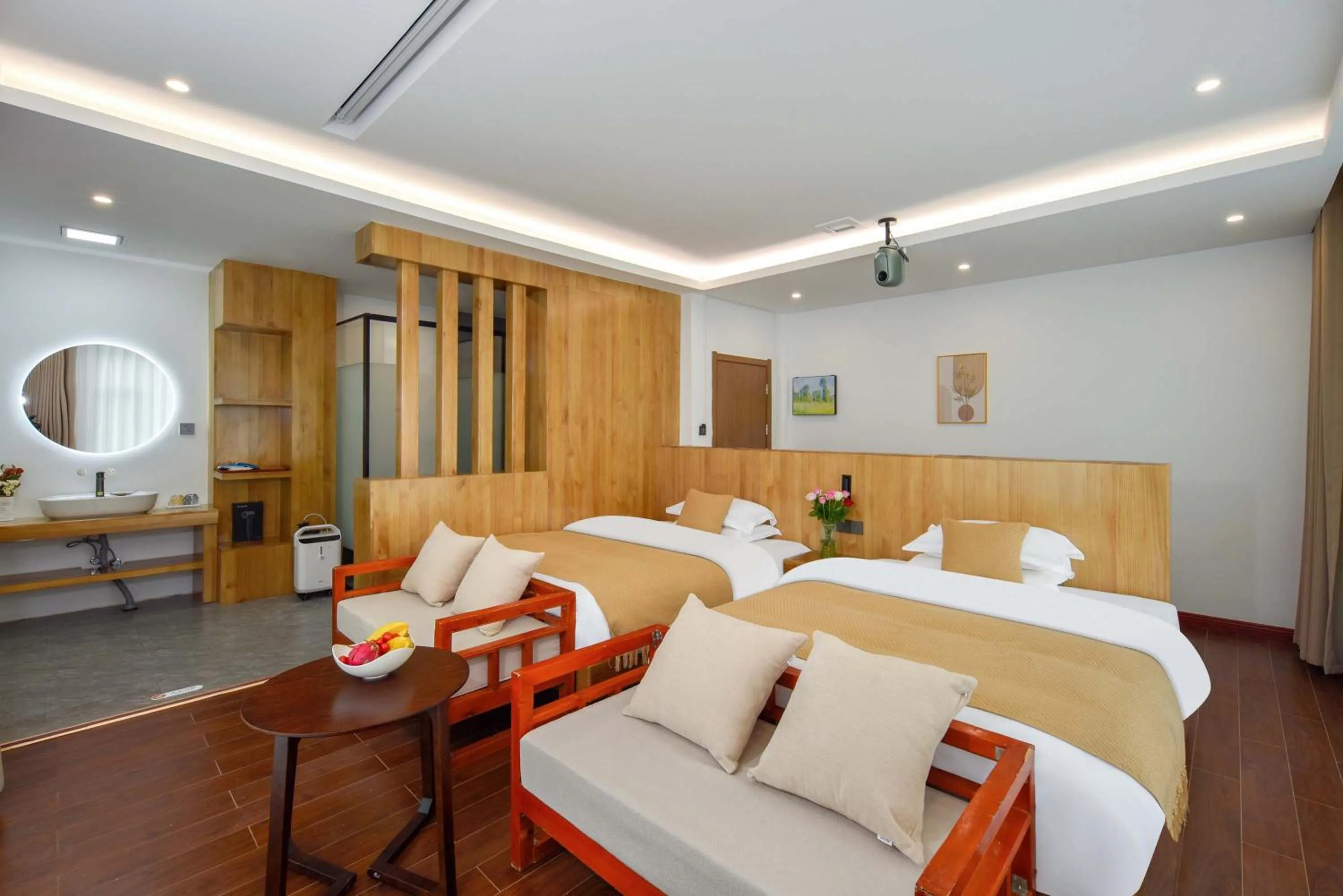 Bed in Da Le Zhi Ye Homestay
