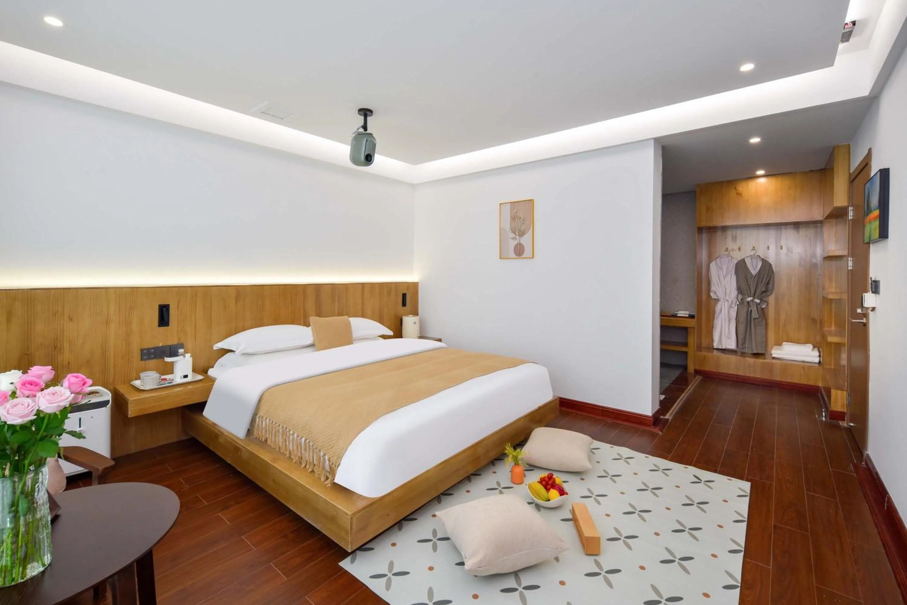 Bed in Da Le Zhi Ye Homestay