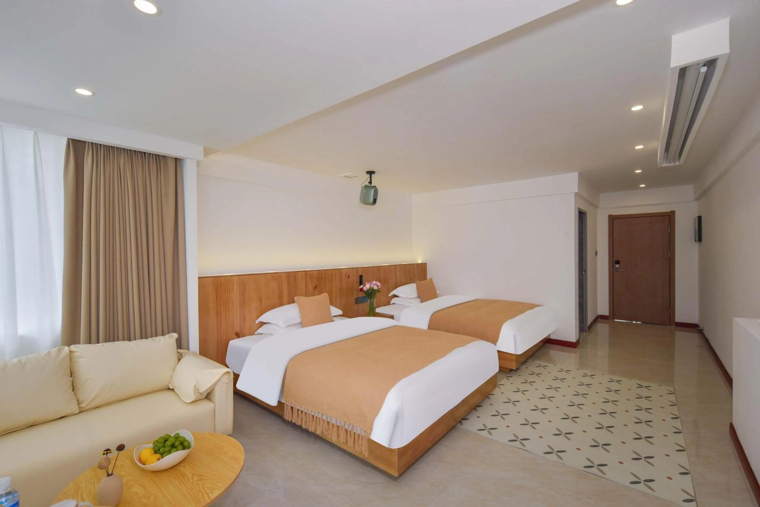 Bed in Da Le Zhi Ye Homestay