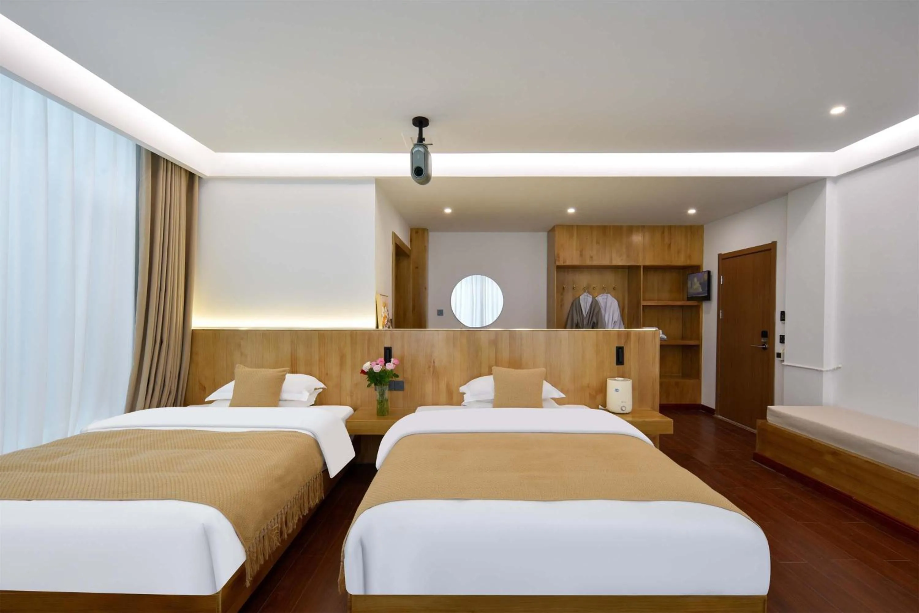 TV and multimedia, Bed in Da Le Zhi Ye Homestay