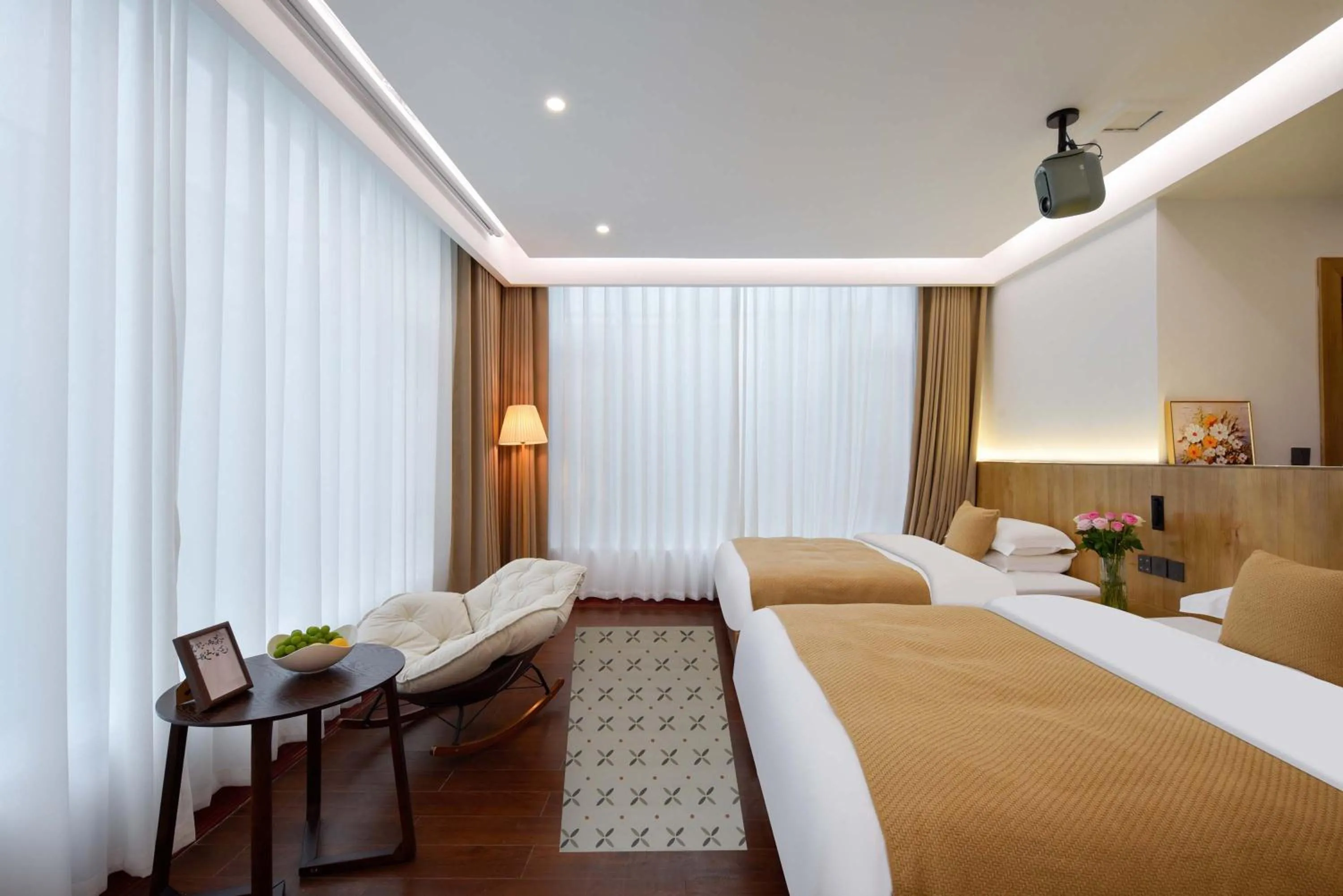 Bed in Da Le Zhi Ye Homestay