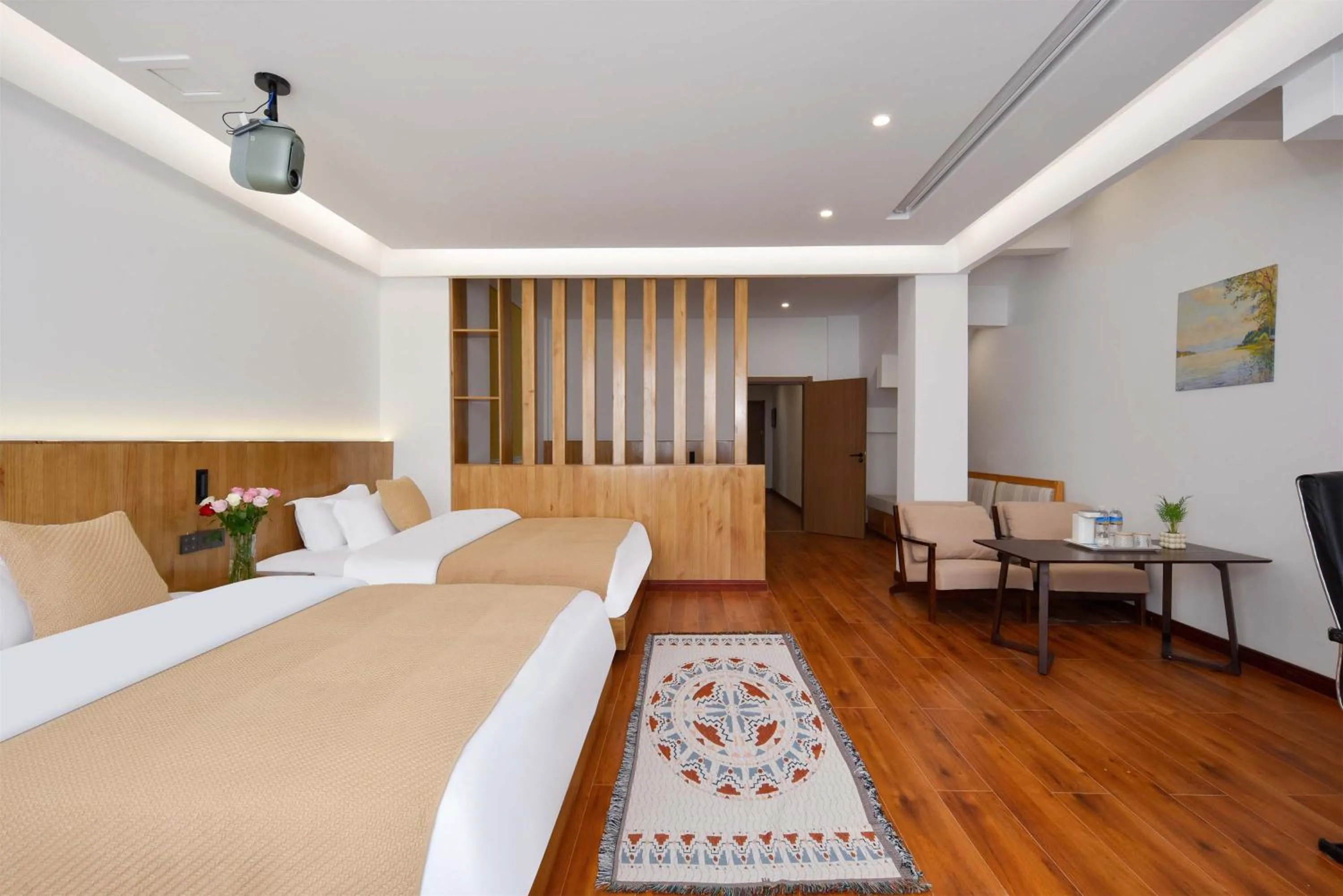 TV and multimedia, Bed in Da Le Zhi Ye Homestay